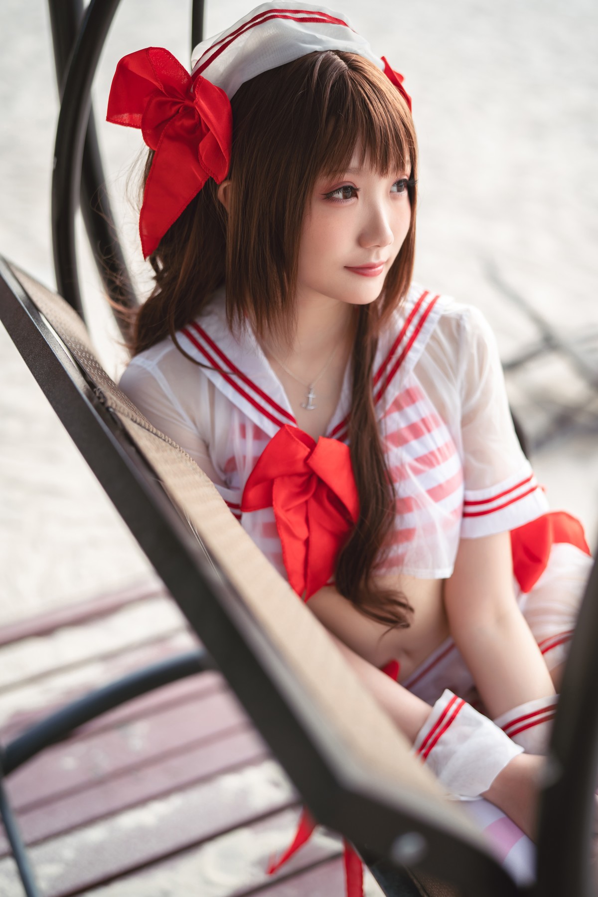 Cosplay 瓜希酱 岛村卯月 泳衣(16)