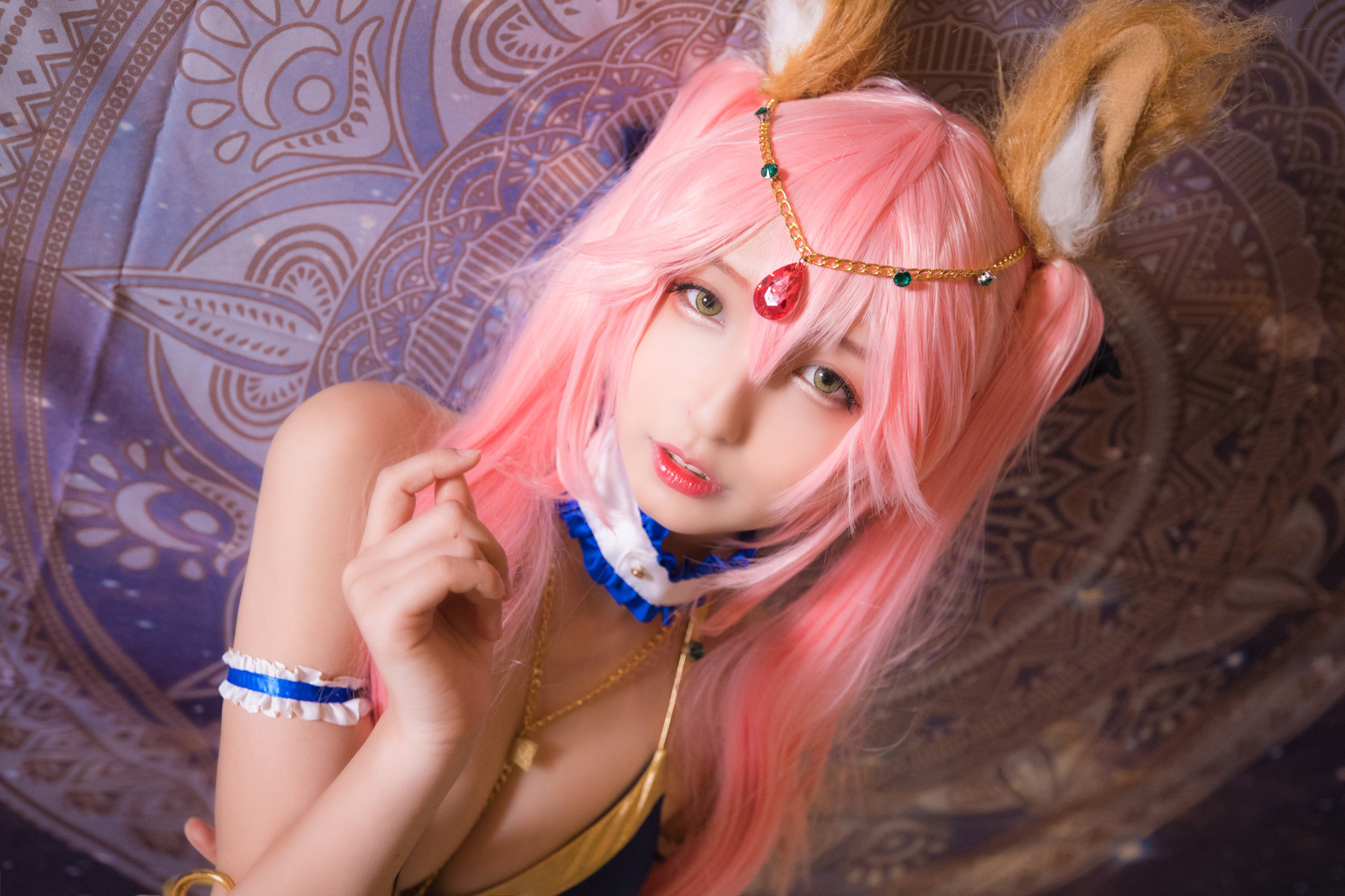 Cosplay 神楽坂真冬 玉藻前舞娘 Mysterious Love(49)