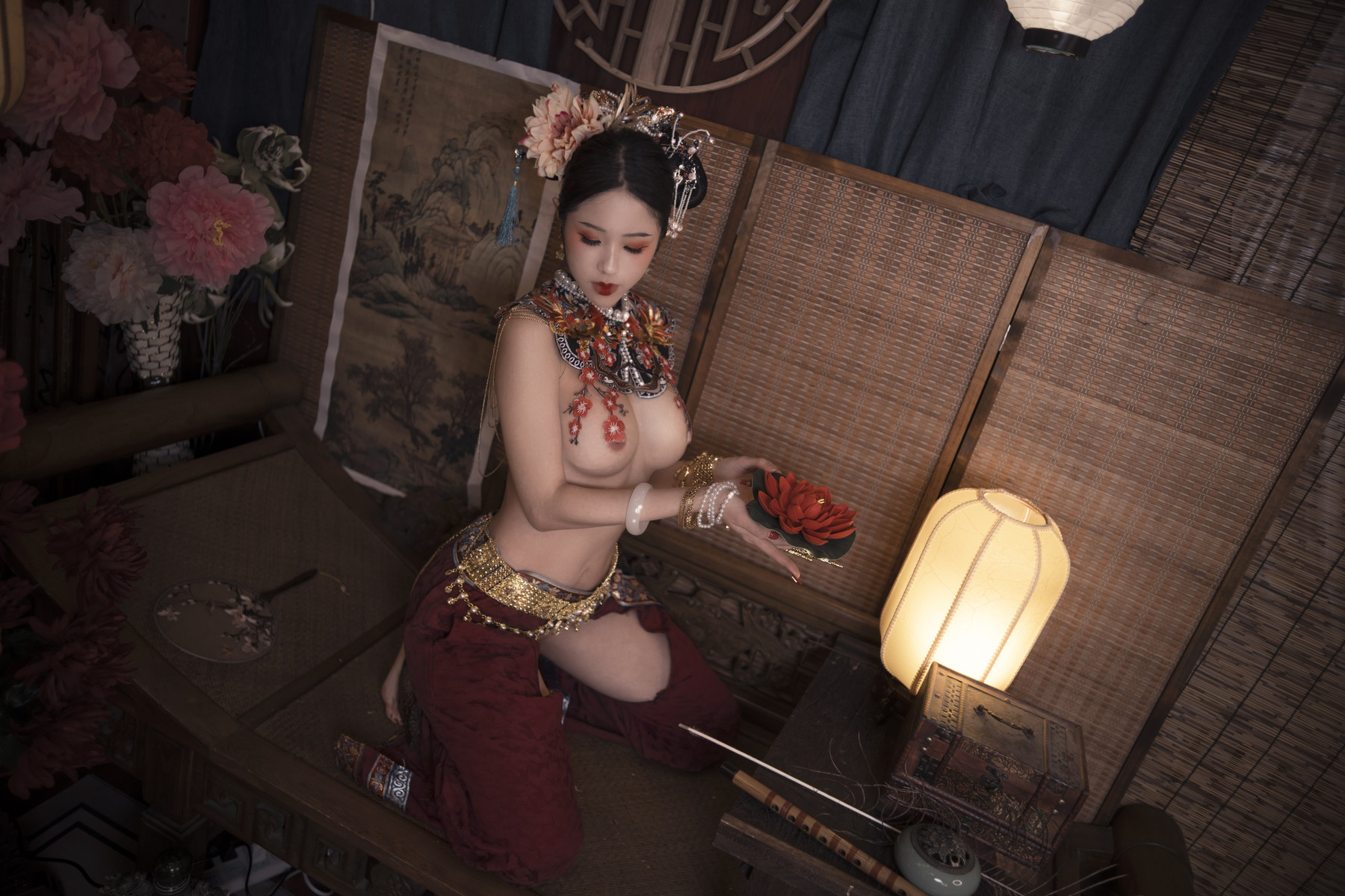 Cosplay 钛合金大粑粑 满清服饰(33)