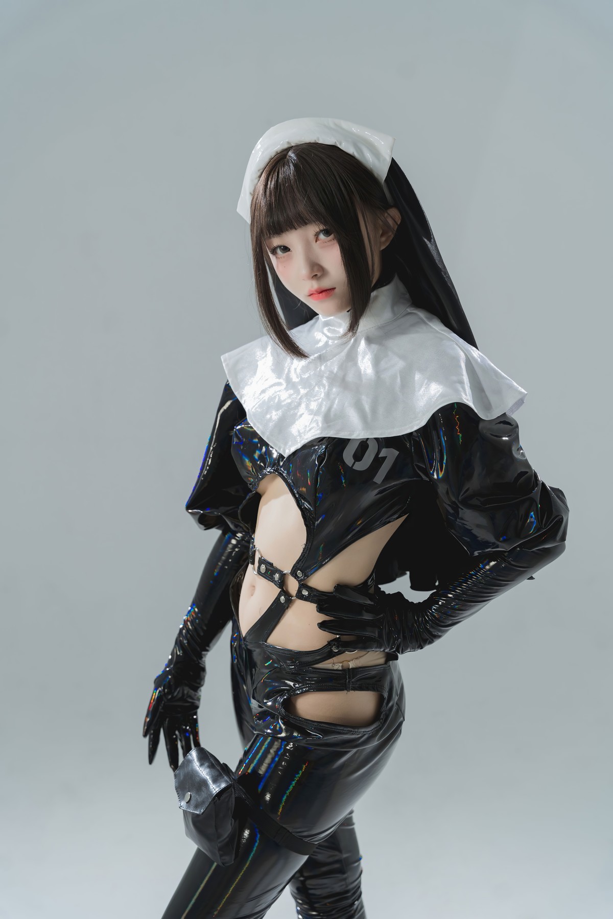 Cosplay 花铃 漆皮修女(22)