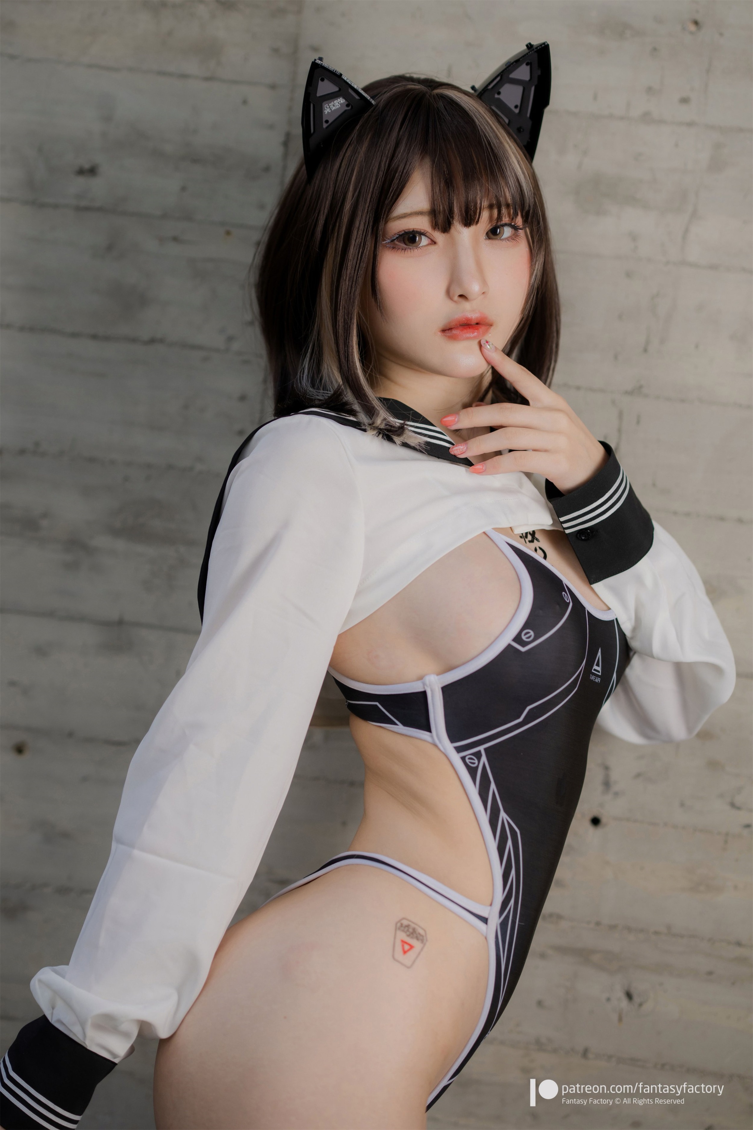 小丁[Fantasy Factory] Sailor Suit Athletic Swimsuit(16)