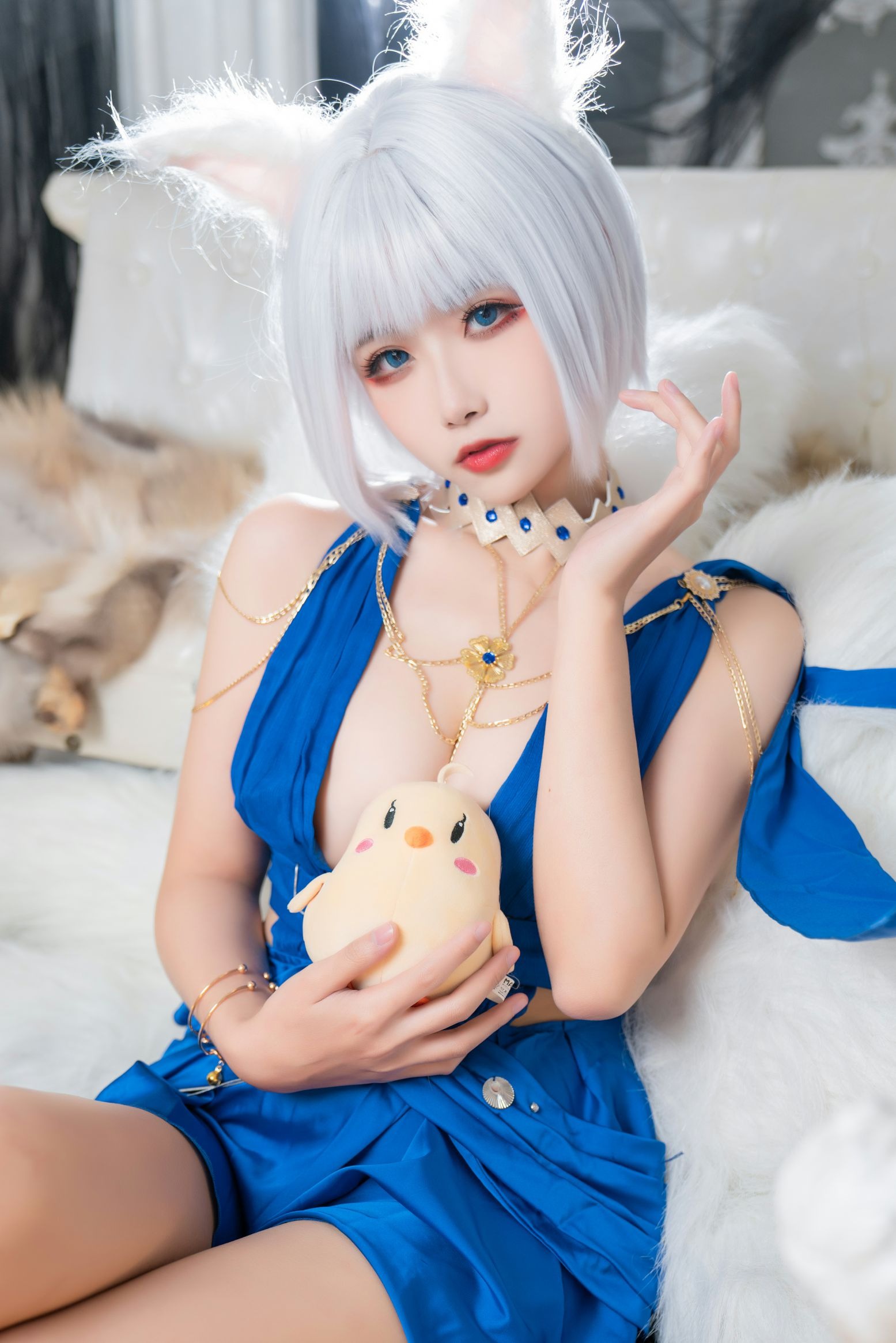 Momoko葵葵&瓜希酱 - 碧蓝航线赤城&加贺 礼服(8)