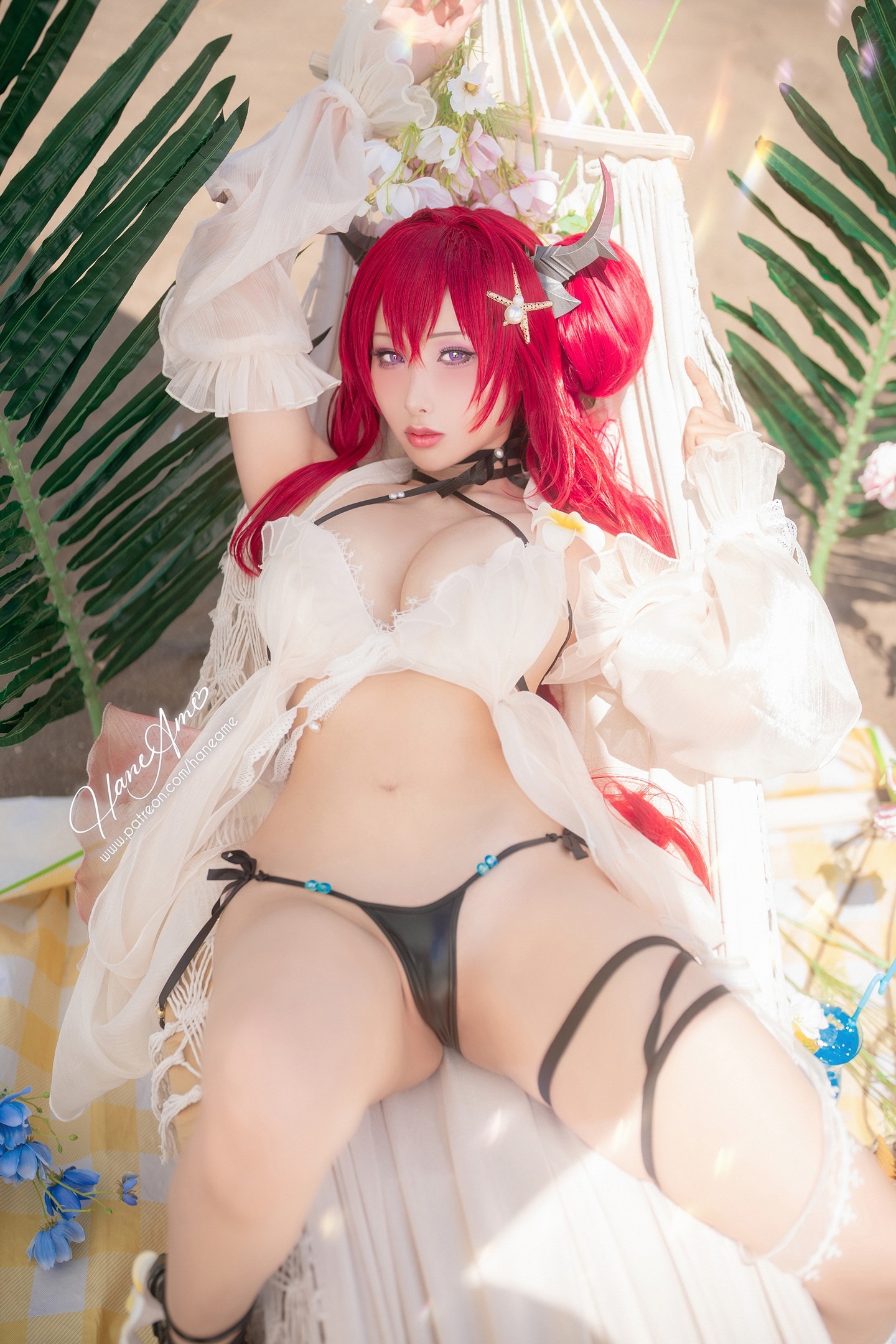 Hane Ame 雨波写真 – Arknights Surtr 泳裝(16)