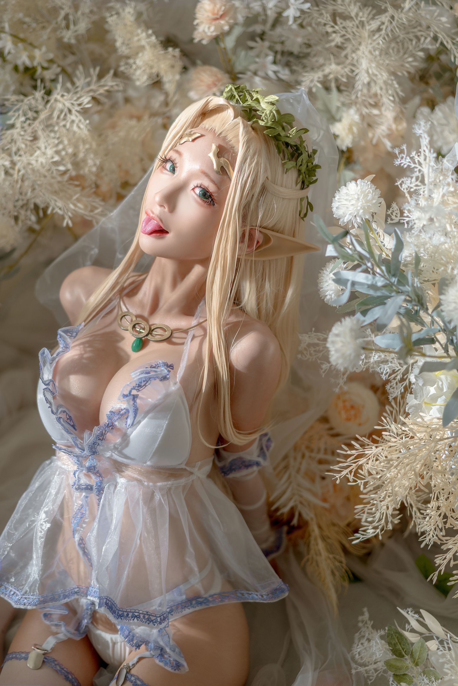 蠢沫沫 - 白精灵 婚纱(11)
