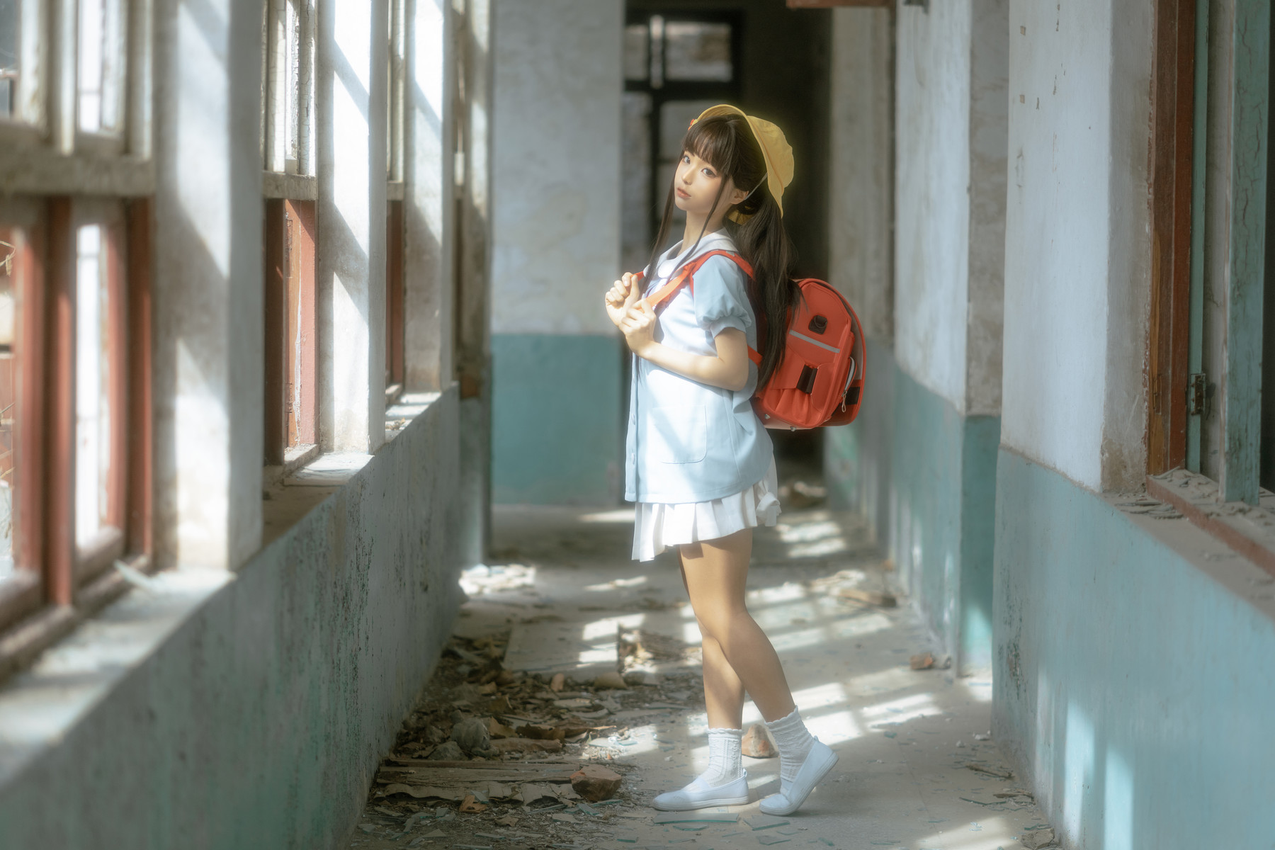 Cosplay 蠢沫沫 Chunmomo 小黄帽 绅士版 Set.01