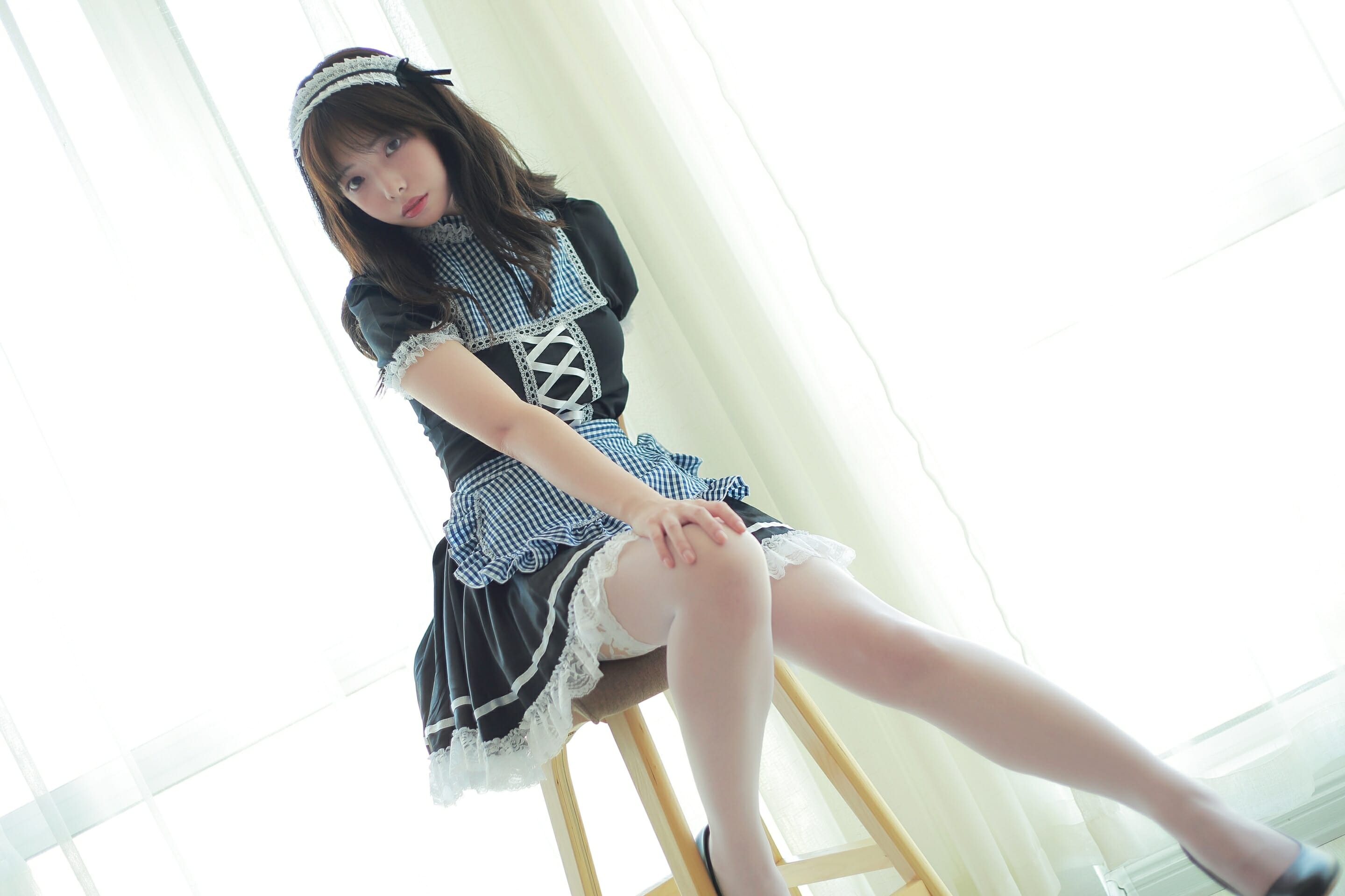雯妹不讲道理-元旦兔女郎、女仆写真[22P](19)