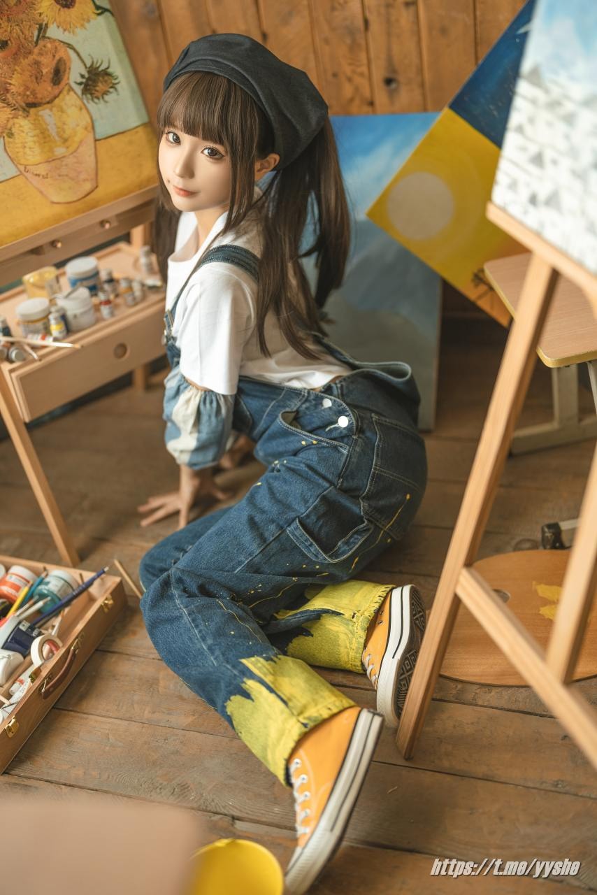 蠢沫沫 - 小画家 [110P](50)