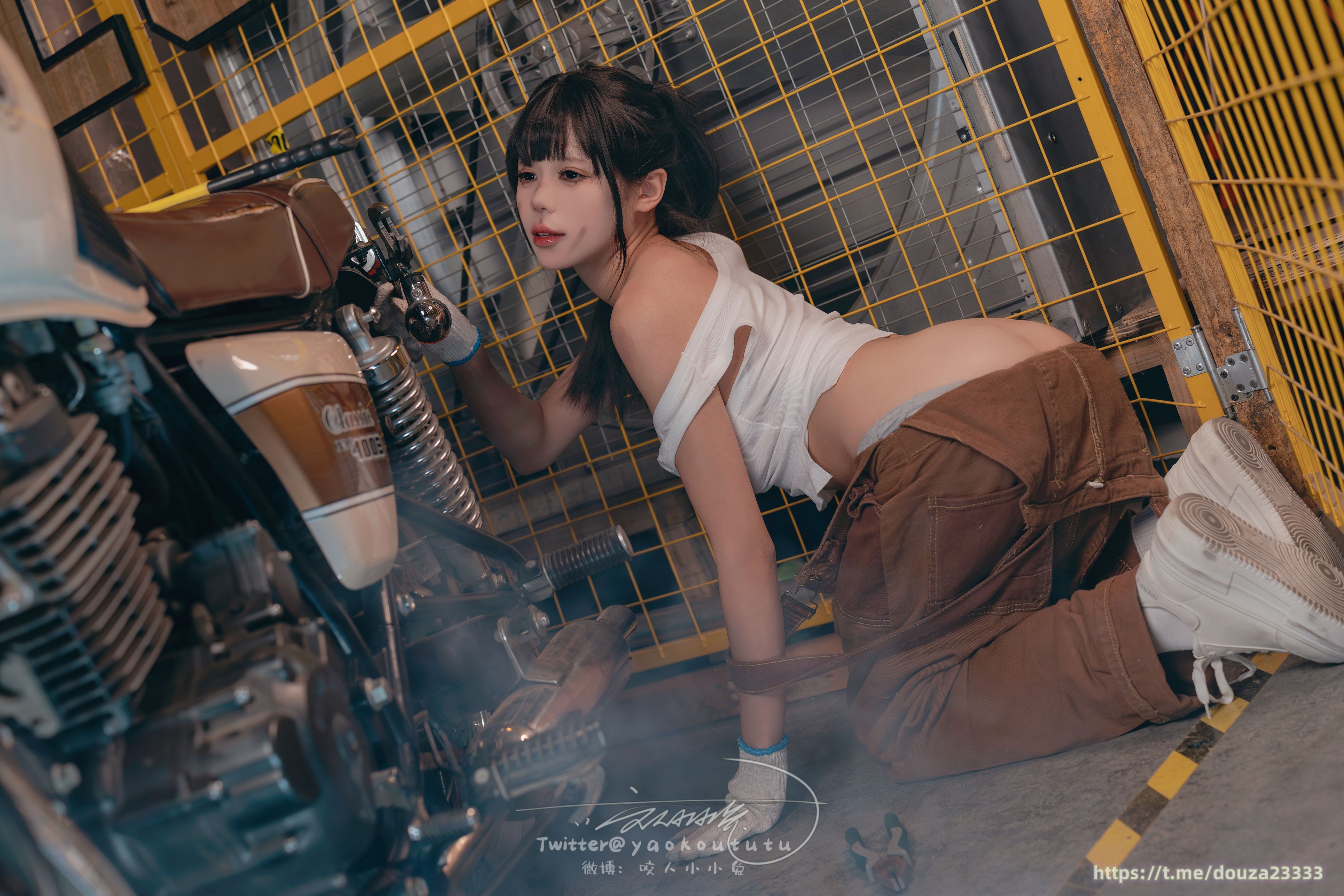 1月作品『机车修理工』70P+1V Shake it（2月22打赏群资源）(20)
