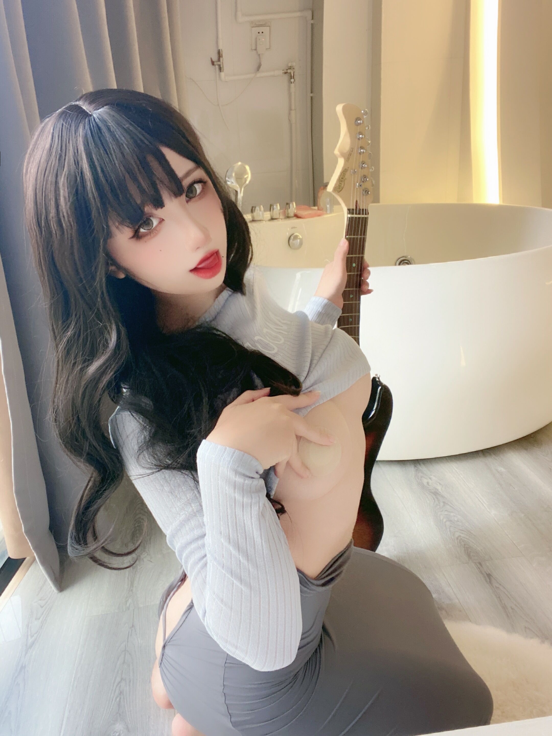 九曲Jean 吉他妹妹包臀裙 [92P-470MB](29)