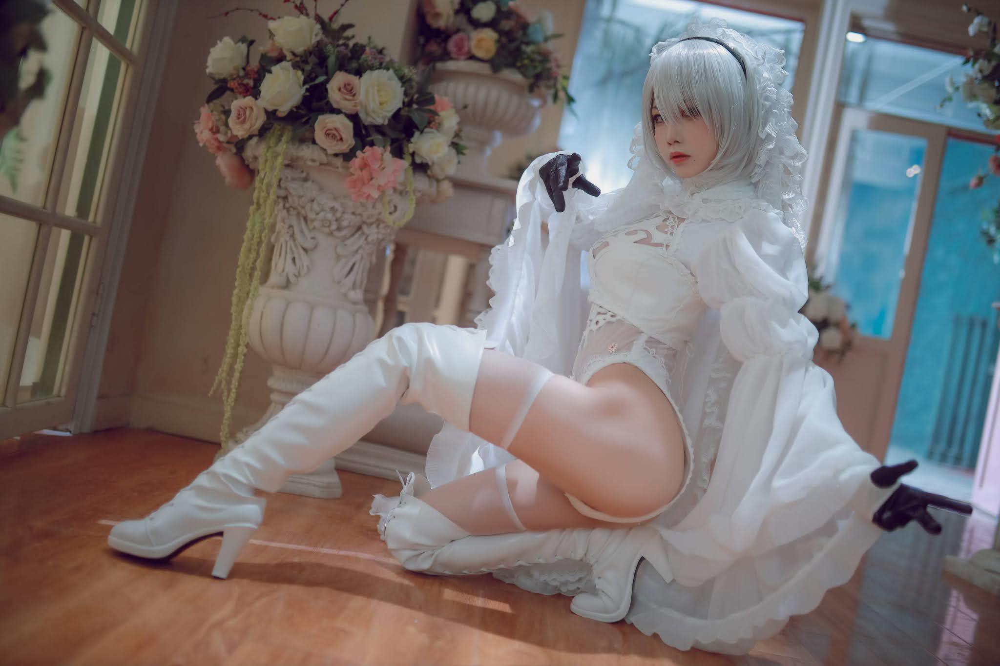 [水淼Aqua] 2B White Version NieR_Automata ニーア オートマタ(29)