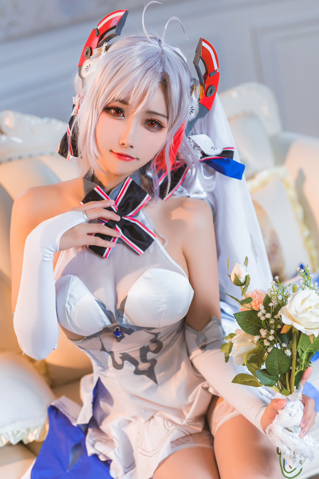 [Momoko葵葵] Prinz Eugen 欧根亲王 花嫁 Bride Ver.(15)
