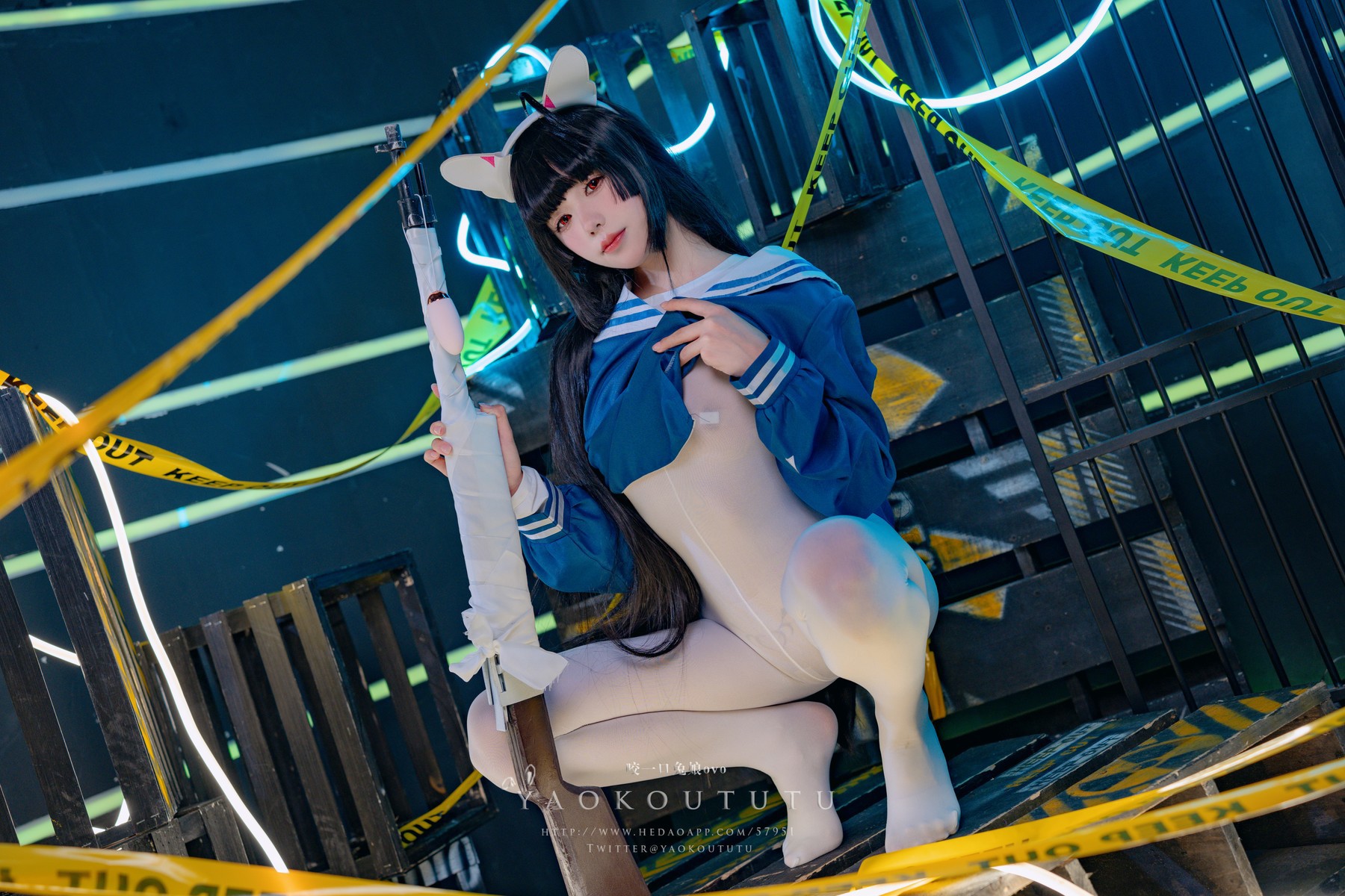 Cosplay 幼愛youmeko 修女 夏洛特(18)