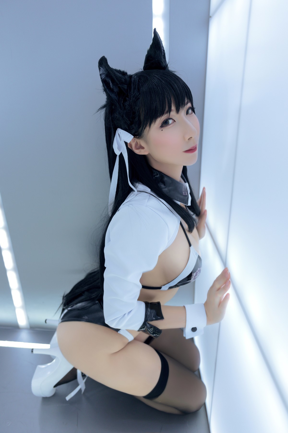 索索 Cosplay 愛宕 Atago Racing Queen Ver.(15)