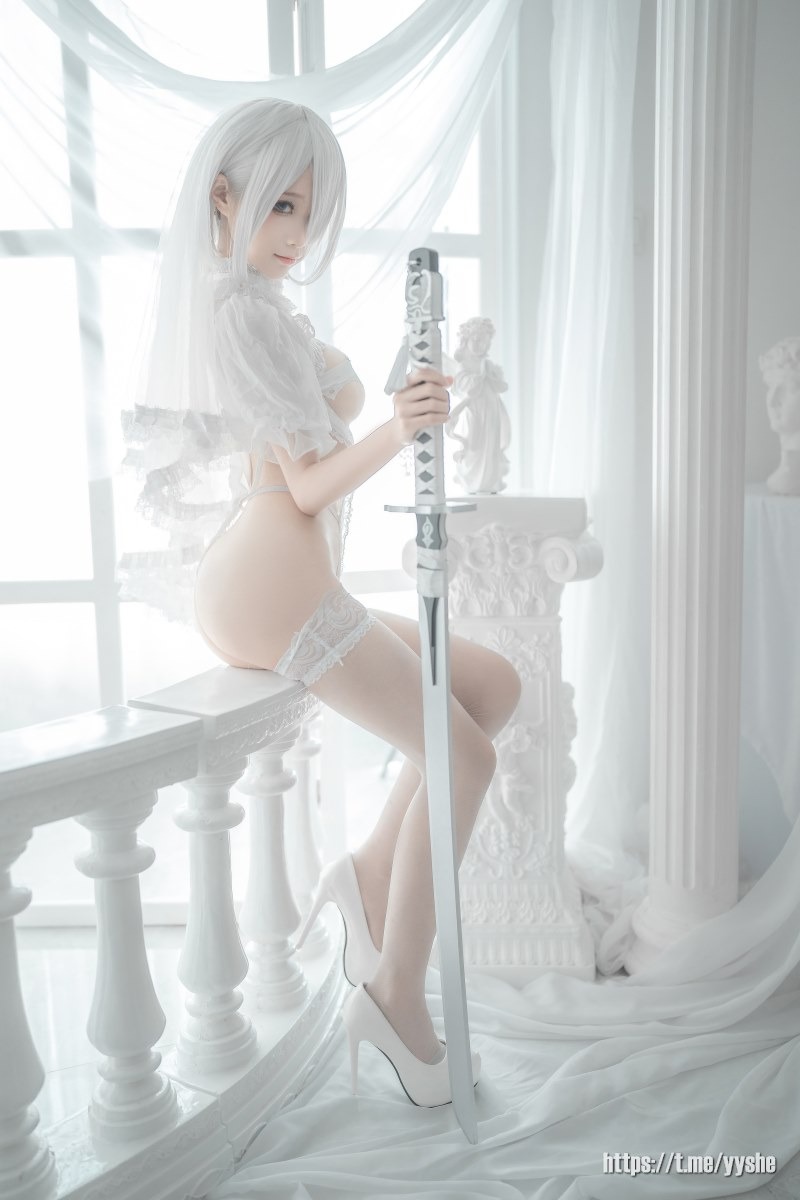 蠢沫沫 - 2B 白婚纱 [59P](57)