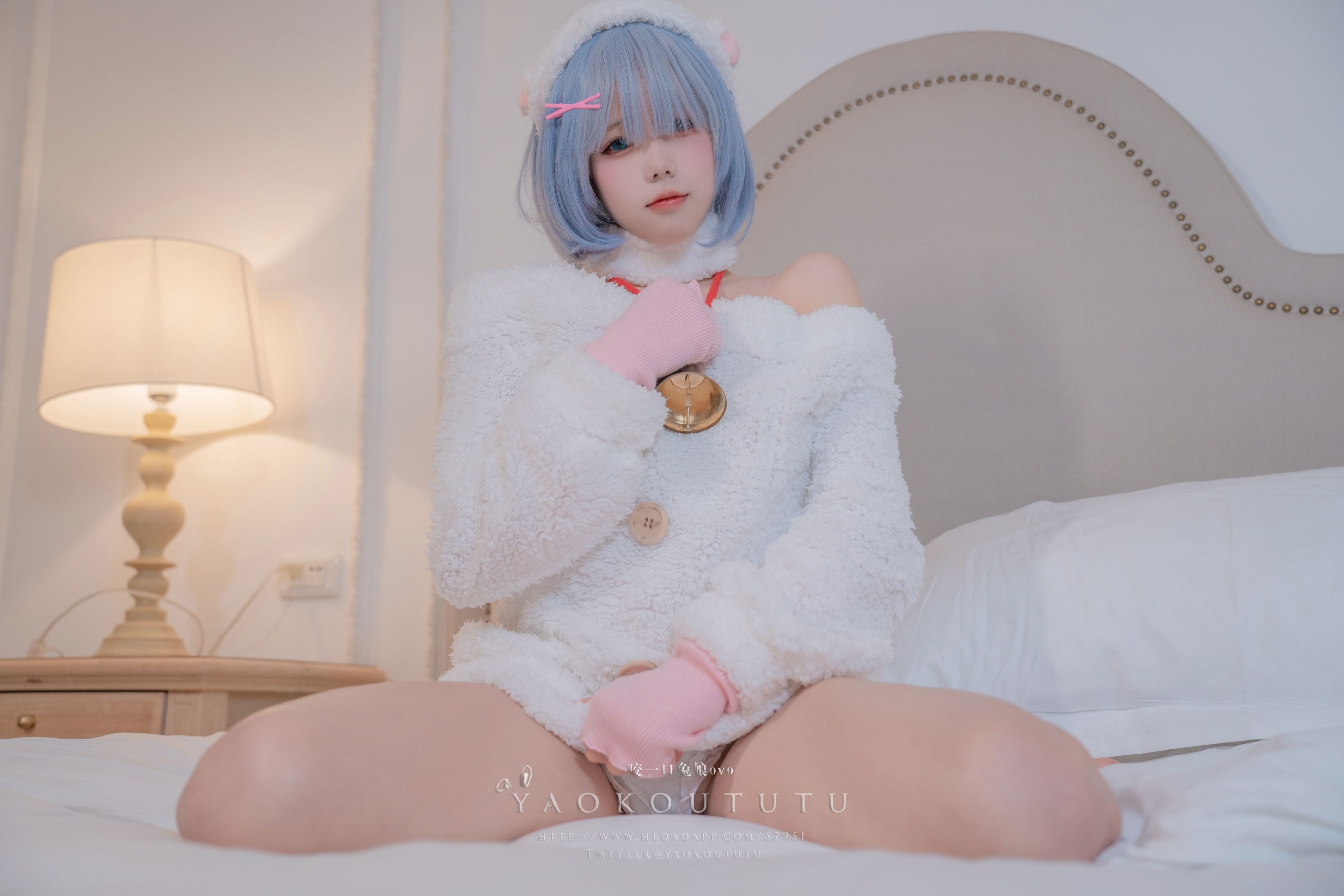 黏黏团子兔 T3特典 蕾姆咩咩 [53P-570M](10)