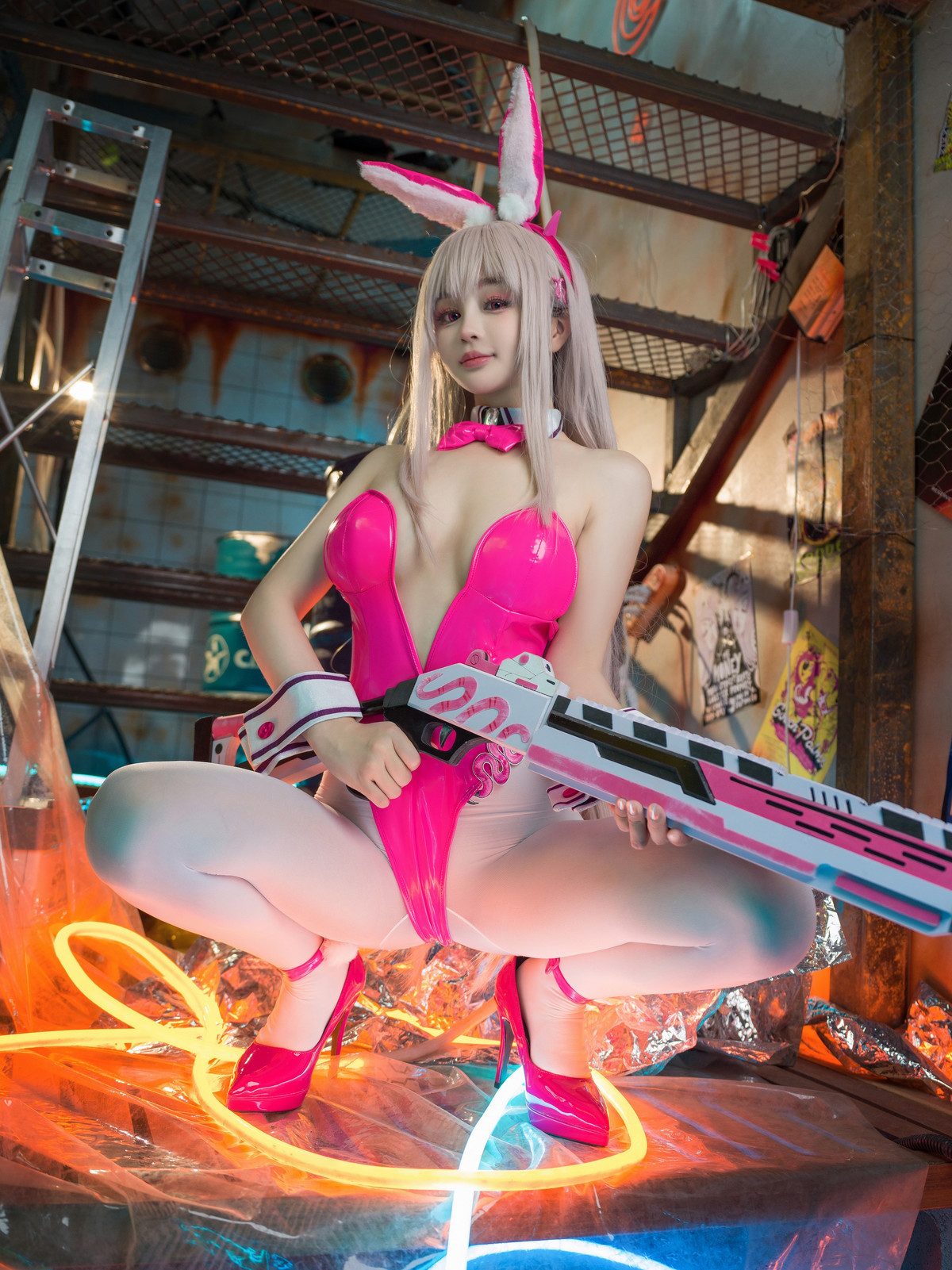 Cosplay 桜井宁宁 Viper Bunny 毒蛇兔女郎(54)