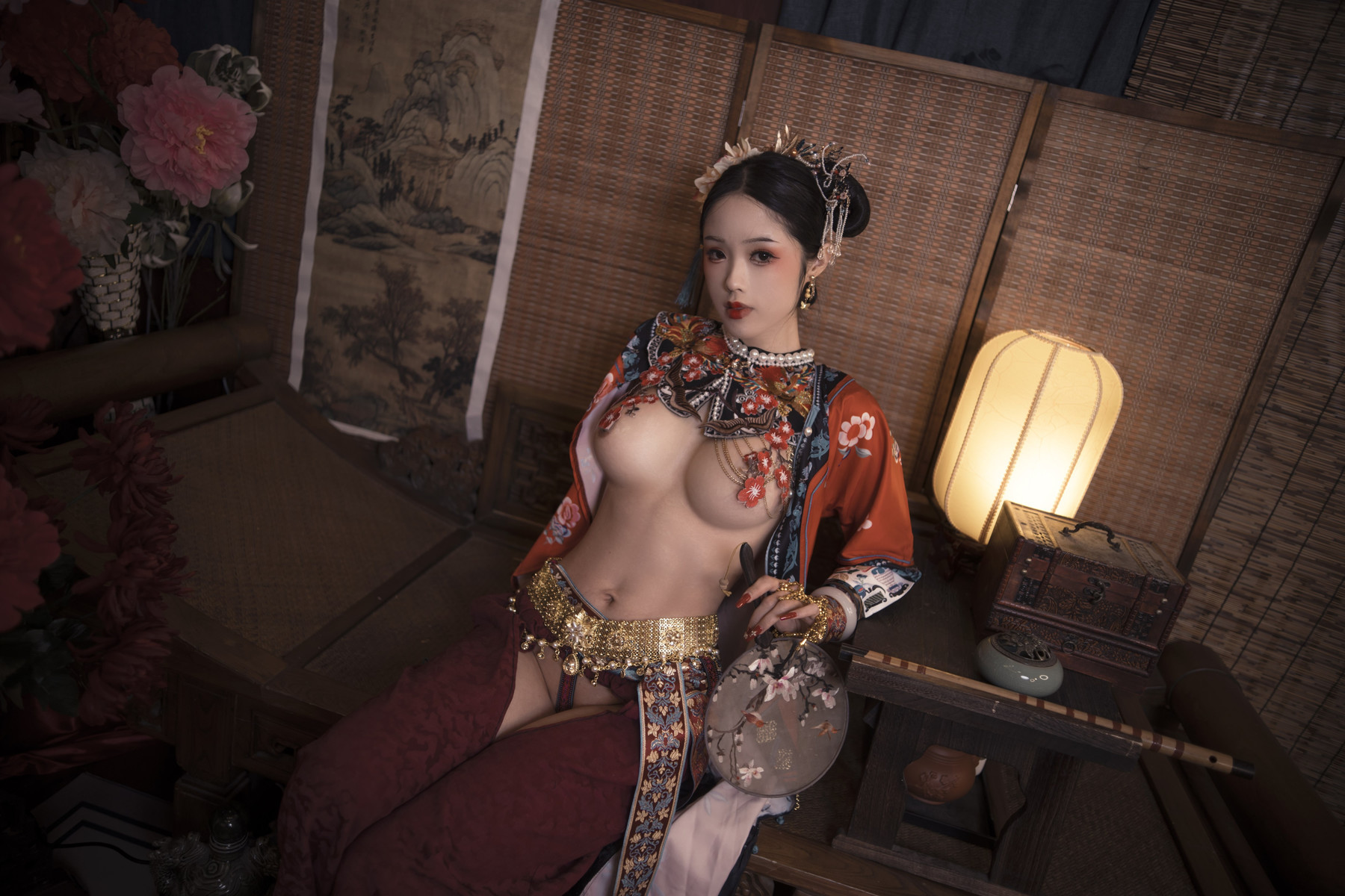 Cosplay 钛合金大粑粑 满清服饰(13)