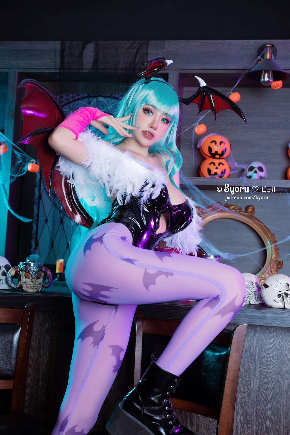 Cosplay 萝莉Byoru Morrigan(6)