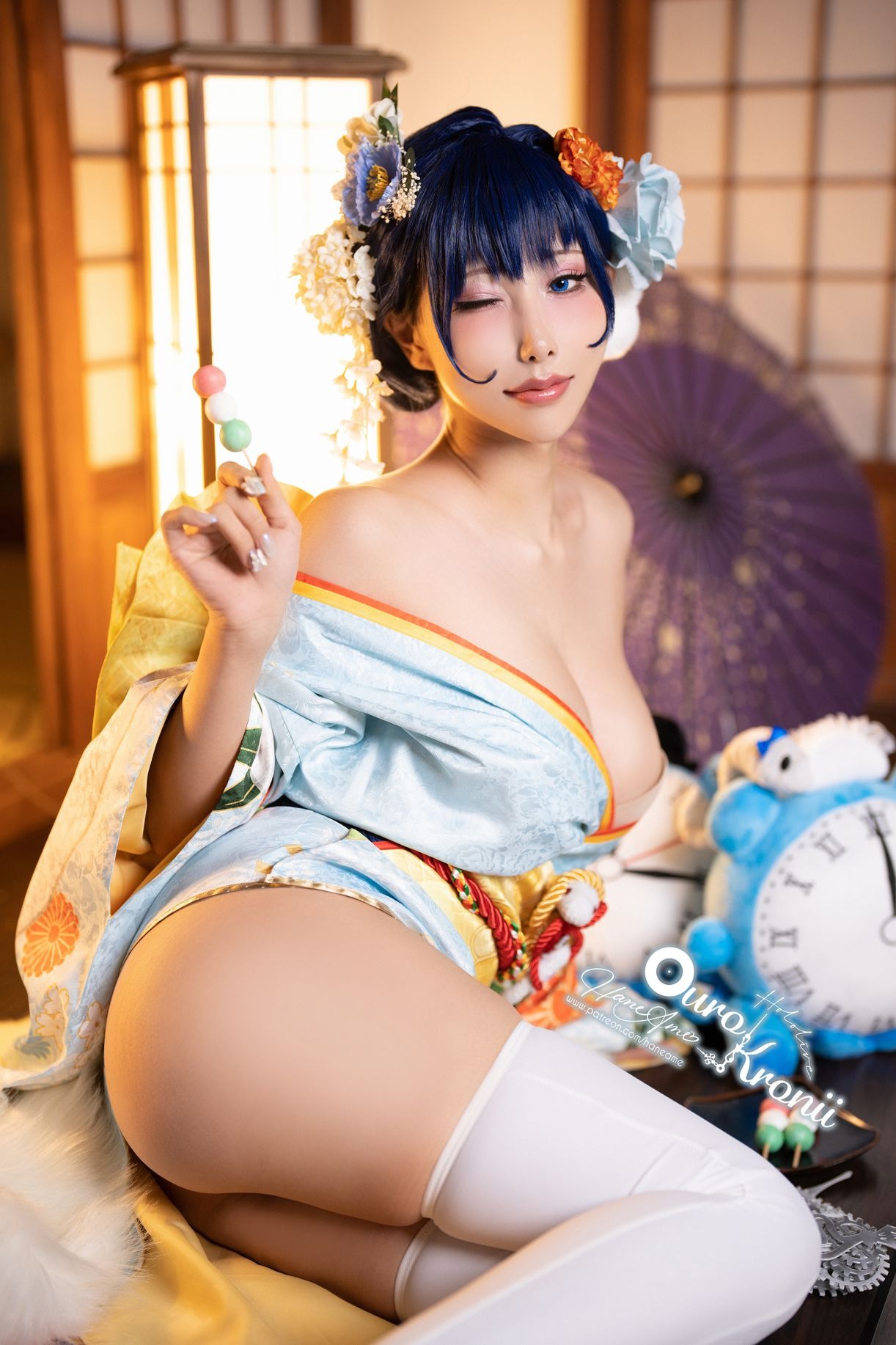 雨波_HaneAme Hololive_ Kronii _ Photobook ＿時間寫真書 2.Kimono(13)