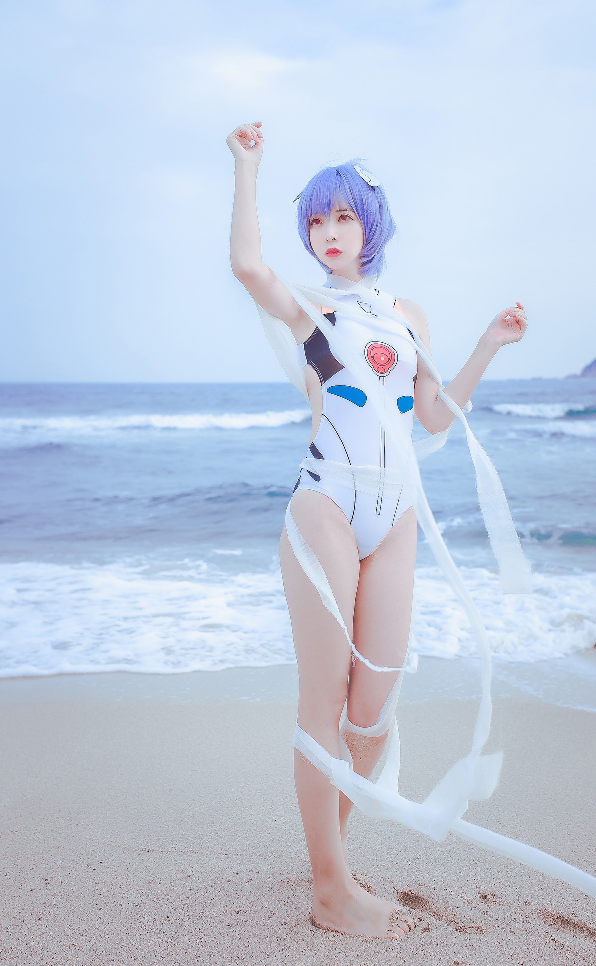 Cosplay 疯猫ss 绫波丽(2)