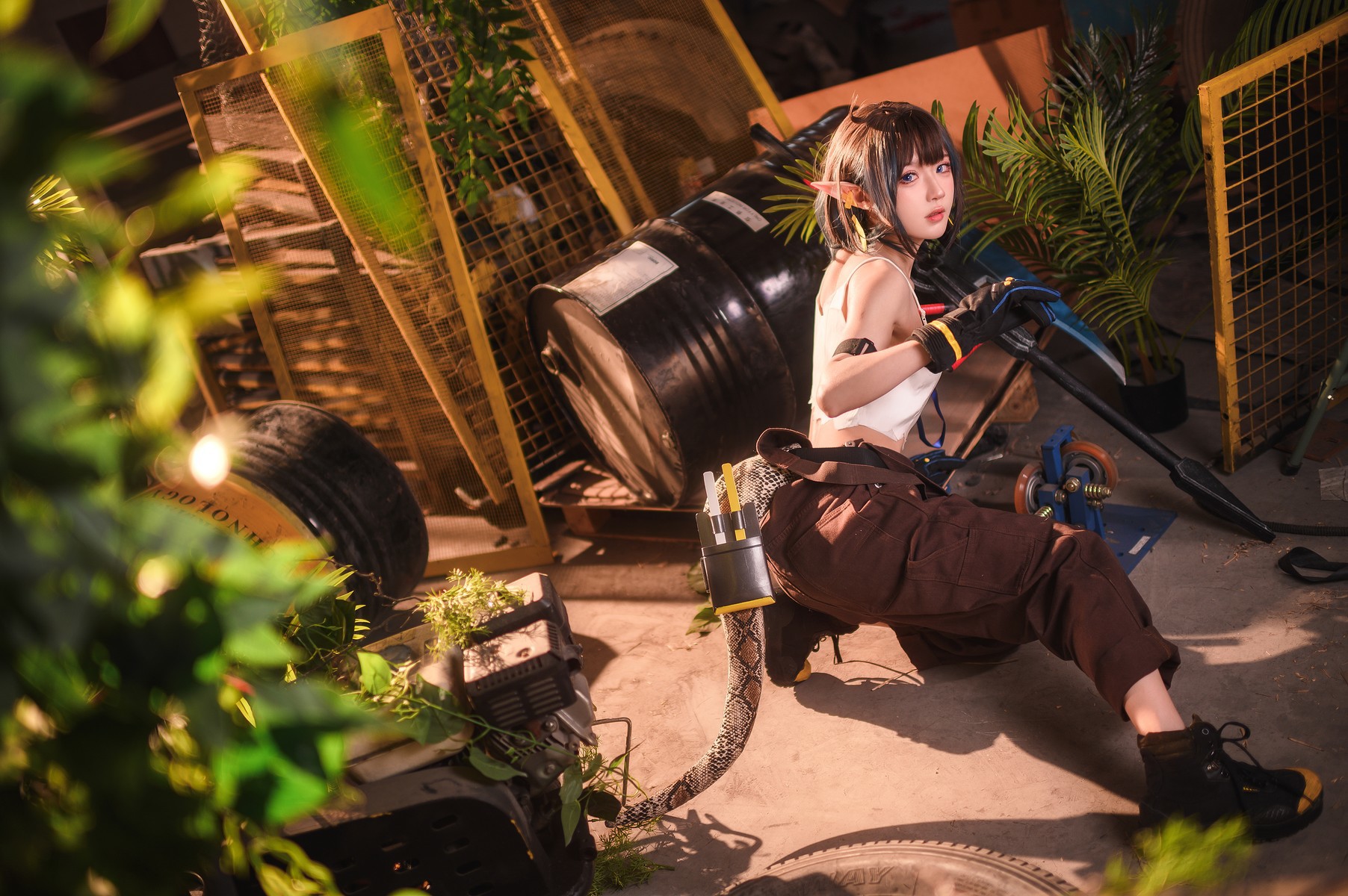 阿包也是兔娘 Cosplay 森蚺 Forest Flea(17)