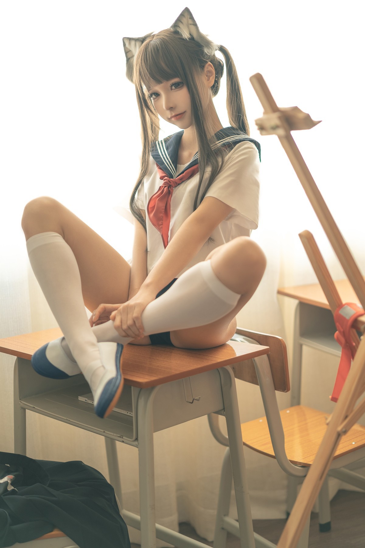 蠢沫沫 Cosplay 放学后(25)