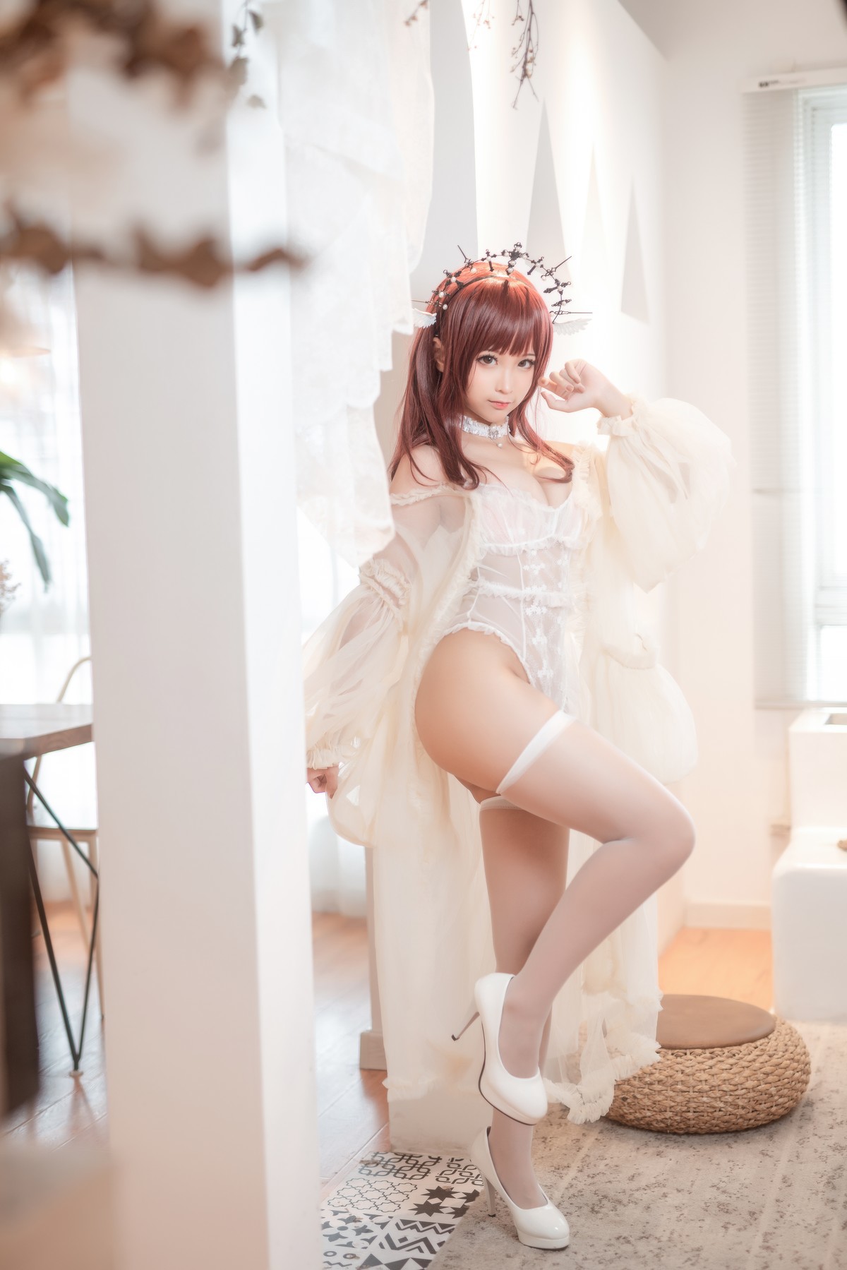 Cosplay 蠢沫沫 Chunmomo 沫沫真爱版 天使本-火天使(29)