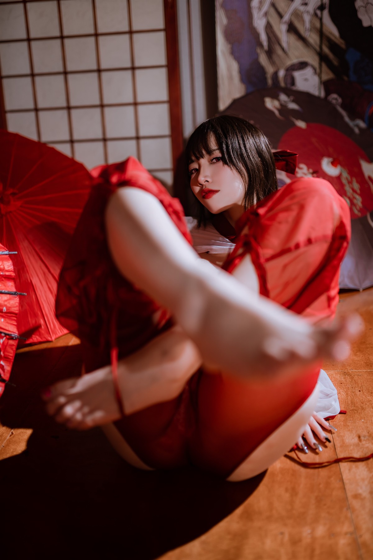 Cosplay 二佐Nisa 私房巫女(21)