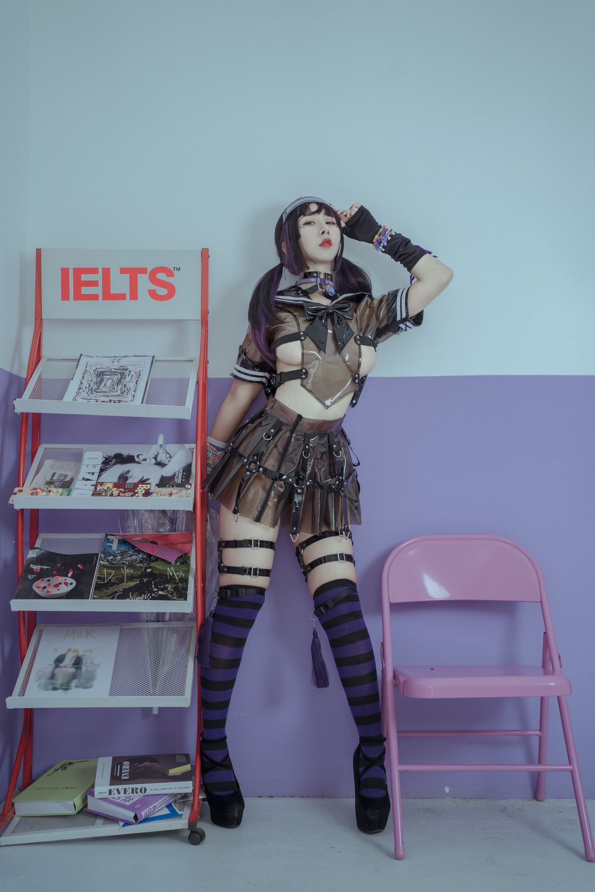 Cosplay 云溪溪 奶桃桃 幻想学院(14)