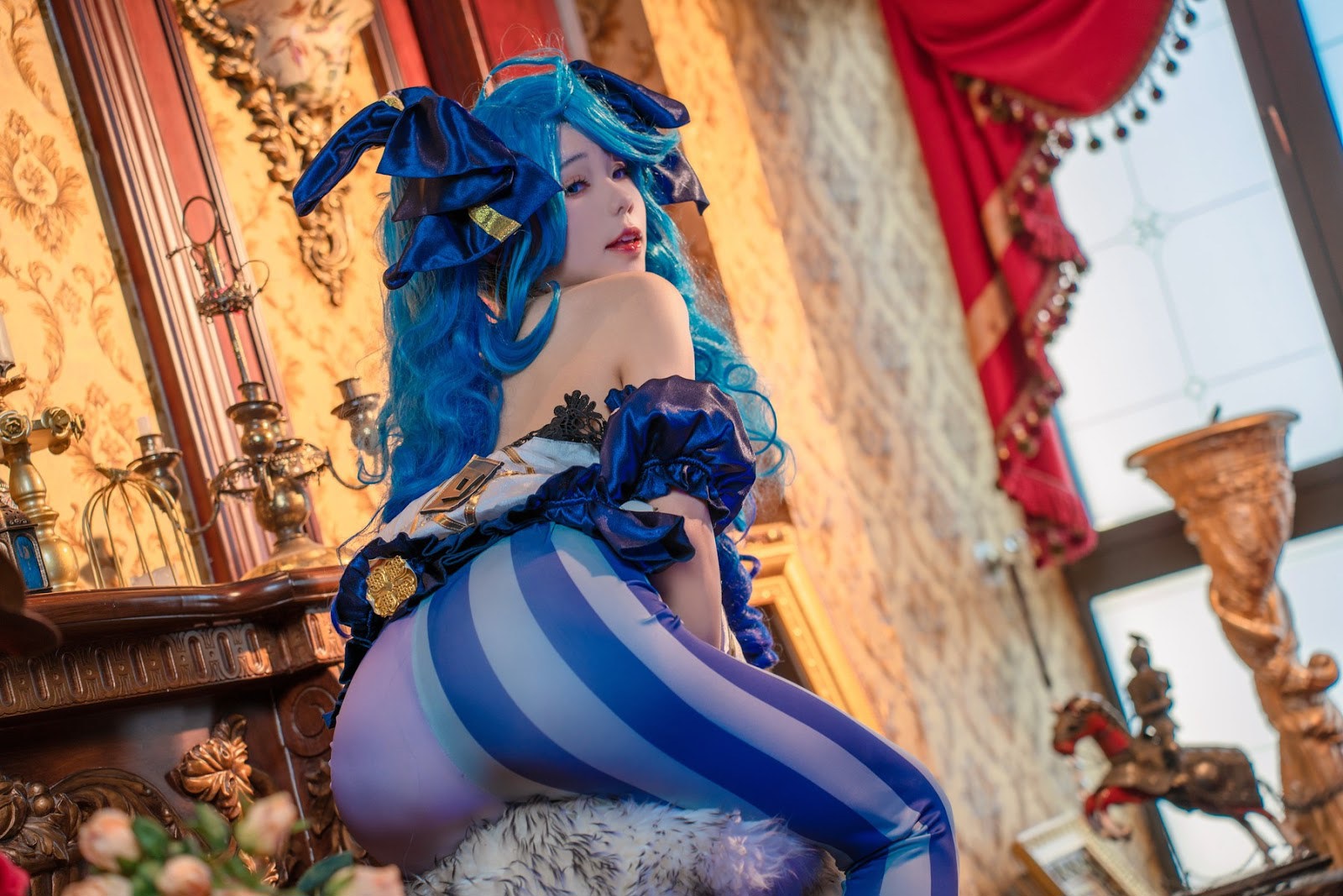 Cosplay 黏黏团子兔 兔兔班车 格温(16)