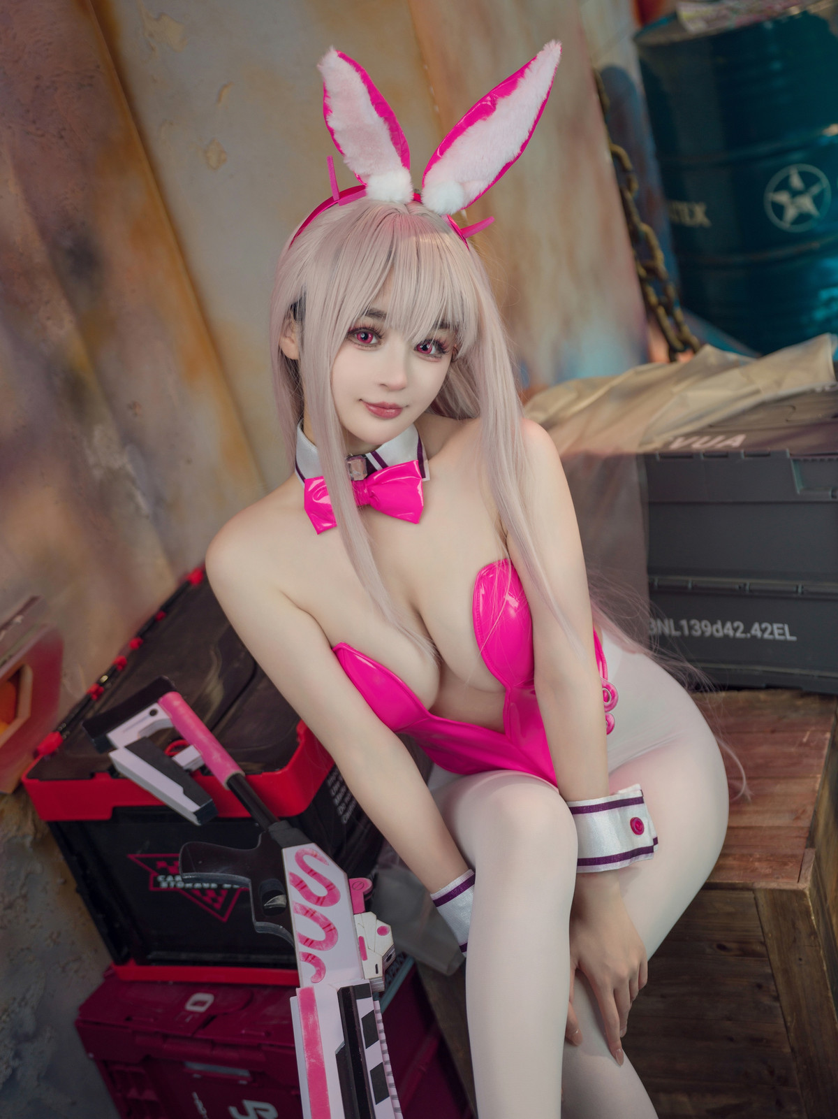 Cosplay 桜井宁宁 Viper Bunny 毒蛇兔女郎(36)