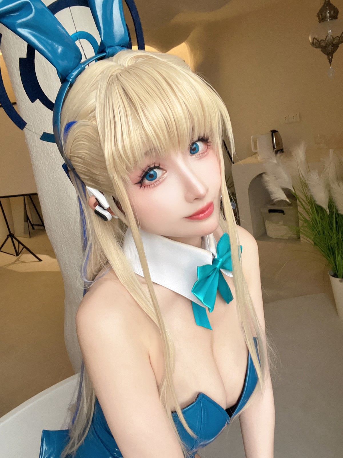 Cosplay Rioko凉凉子 碧蓝档案 TOKI兔兔(39)