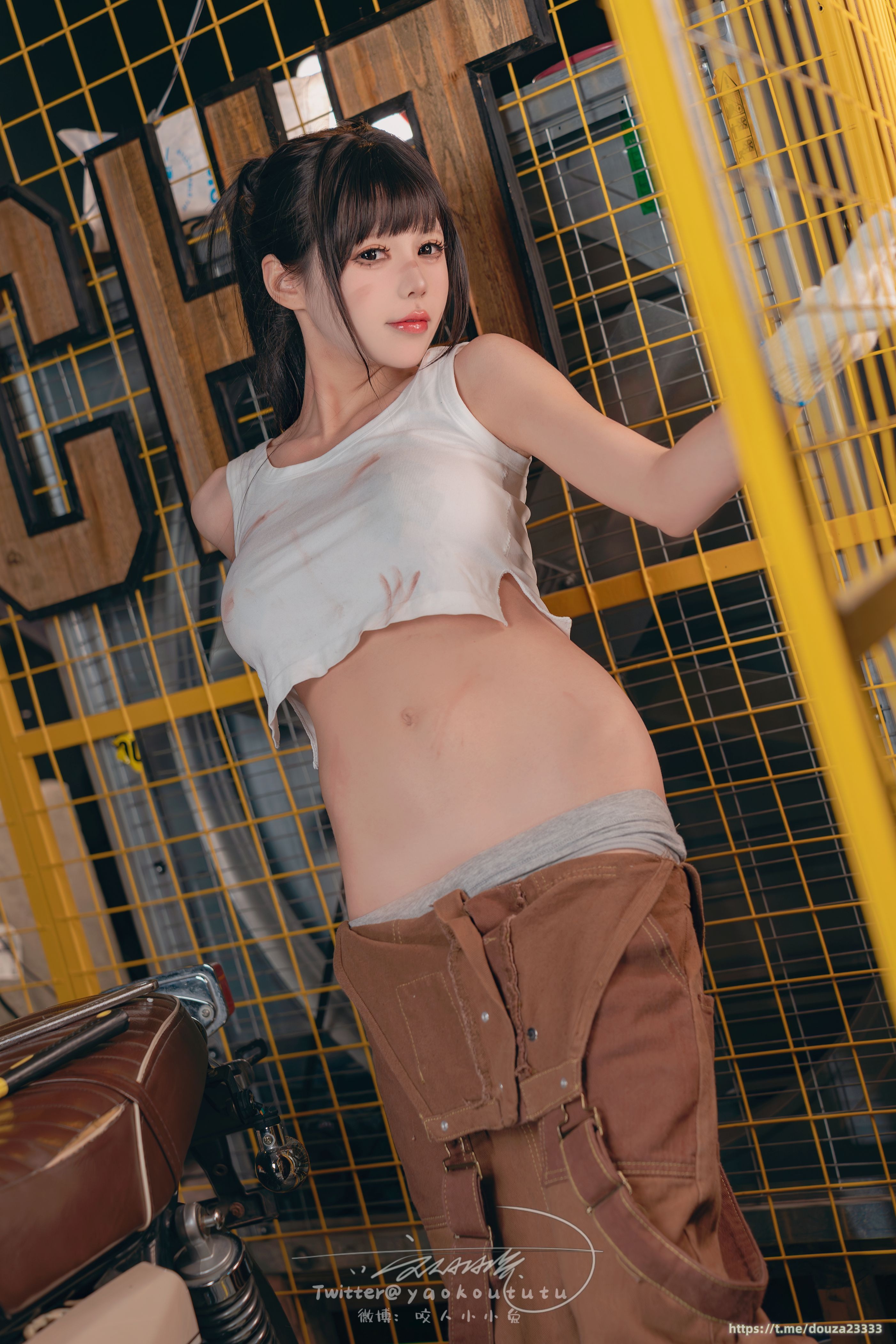 1月作品『机车修理工』70P+1V Shake it（2月22打赏群资源）(25)