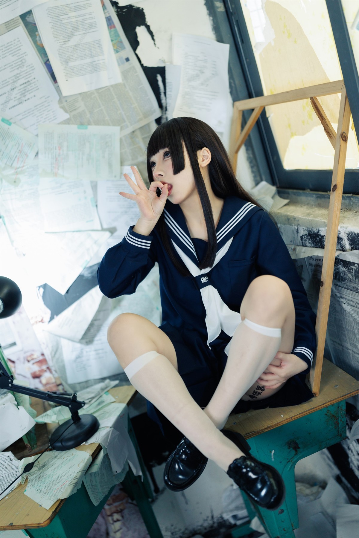 Cosplay 胡桃猫Kurumineko 反差学妹 Set.01(17)