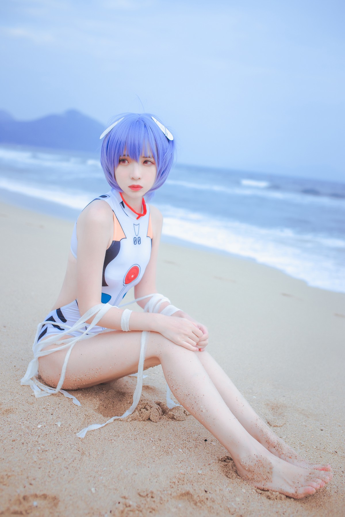 Cosplay 疯猫ss 绫波丽(23)