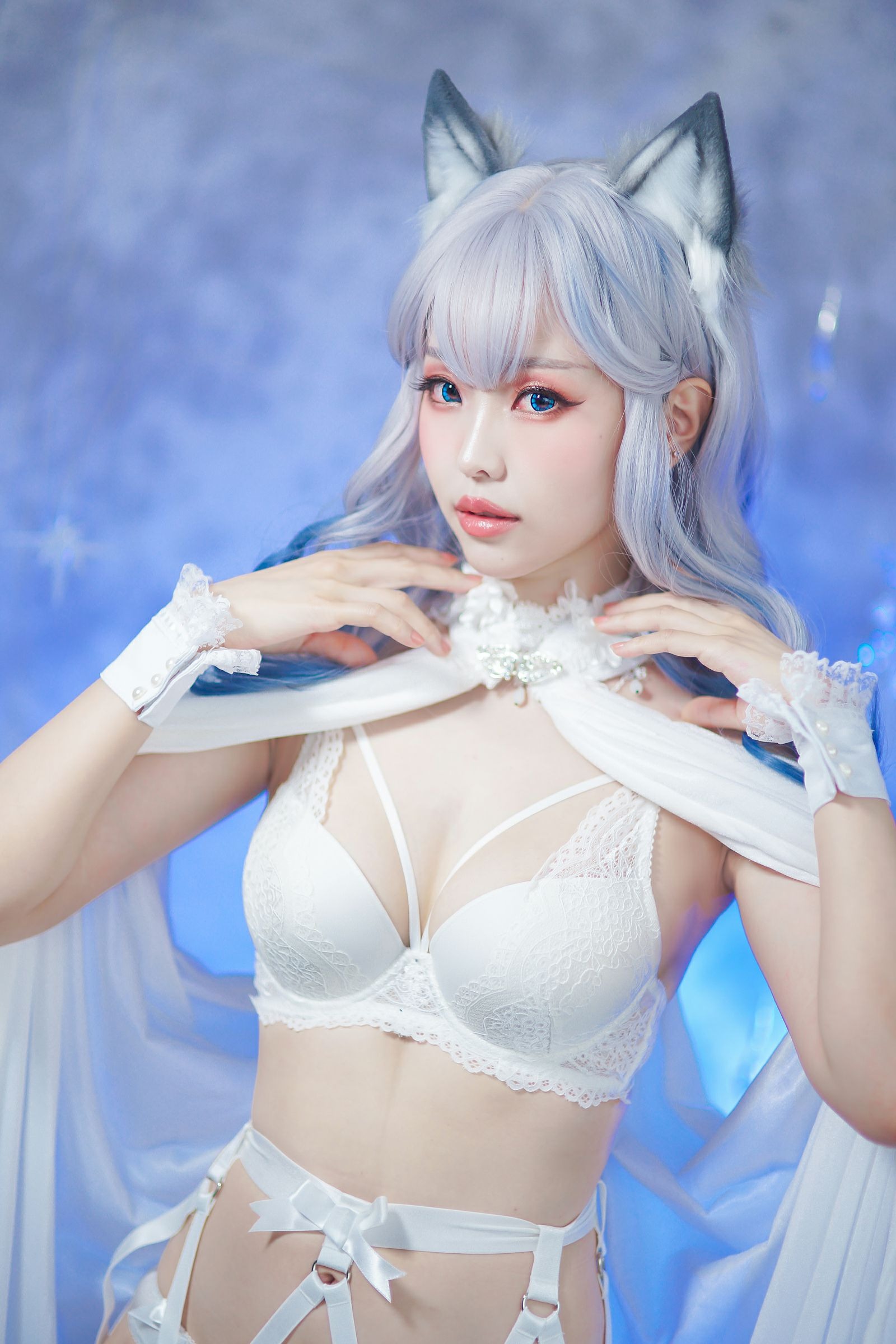 ElyEE子 - 猫耳白丝带(17)