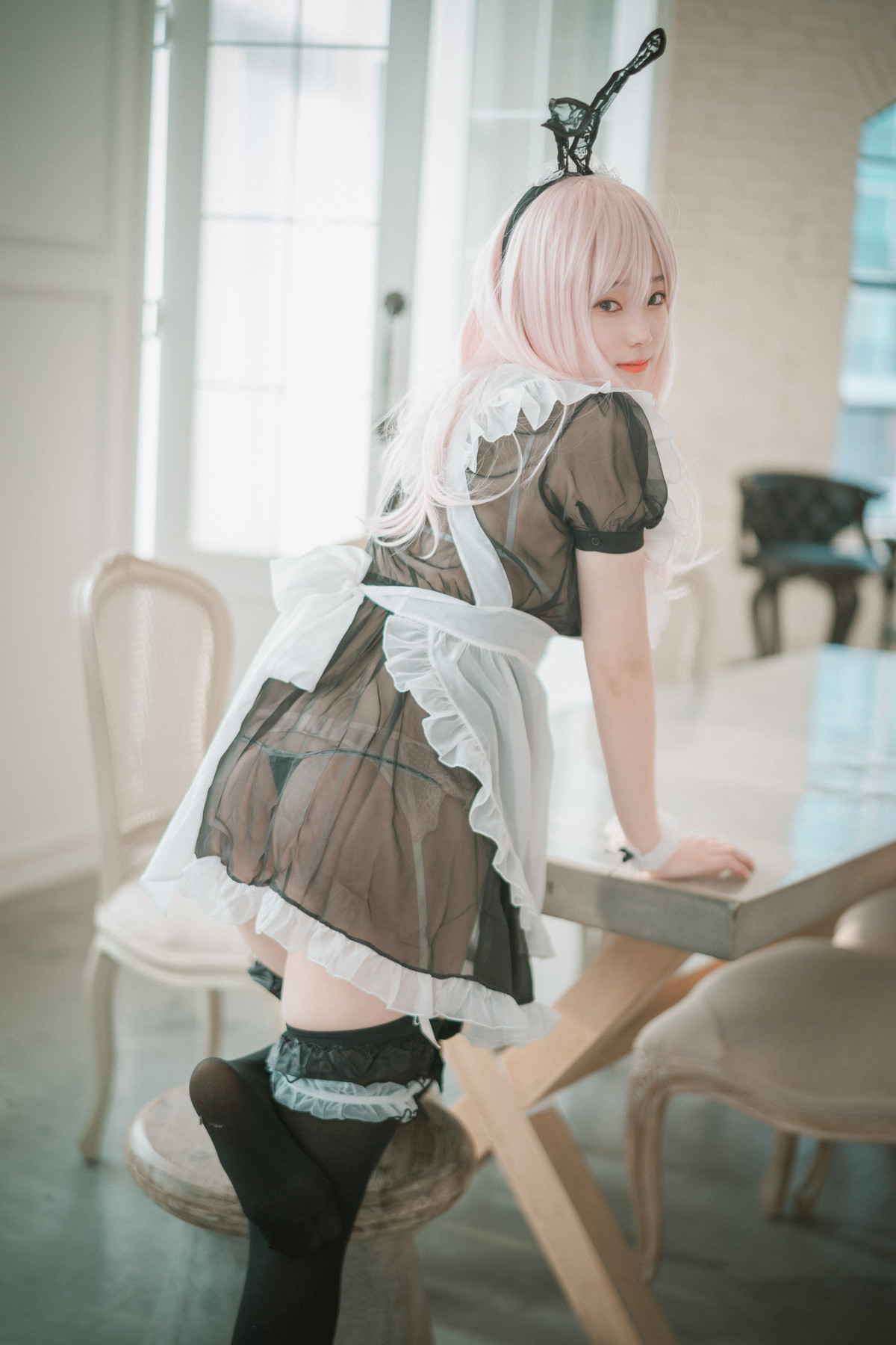 Bambi 밤비, [DJAWA] Sheer Bunny Maid(41)