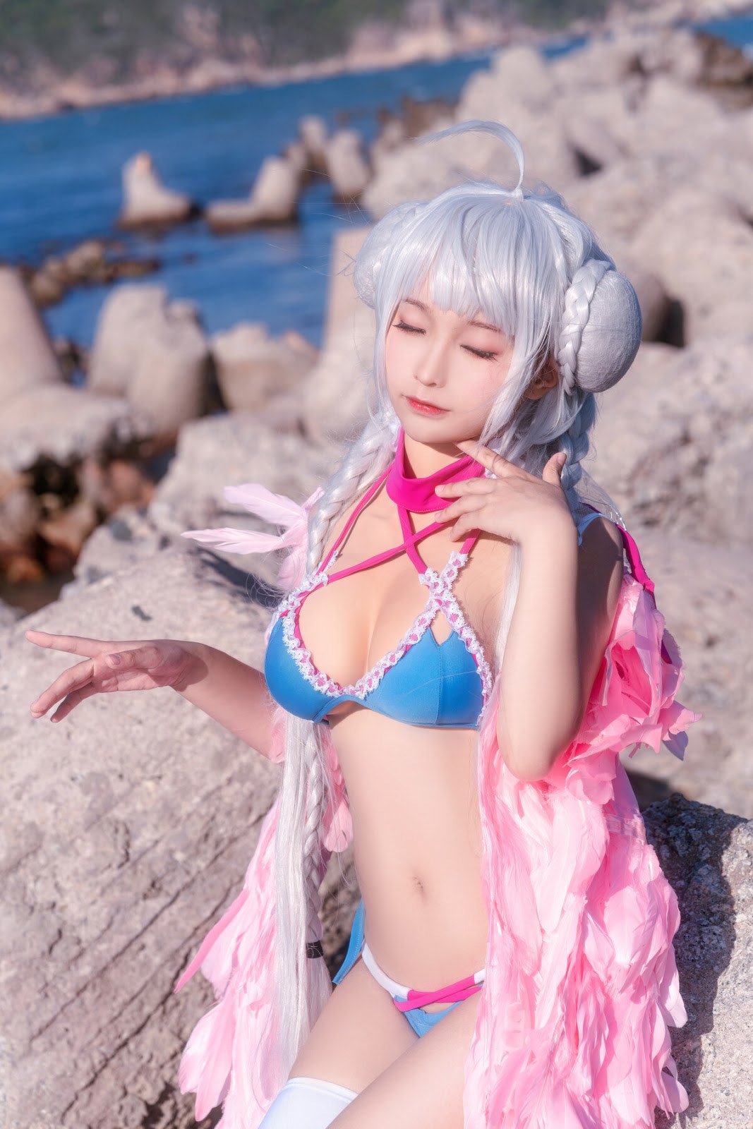 Cosplay [蠢沫沫] 可畏 ( Formidable &#8211; Azur Lane )(24)