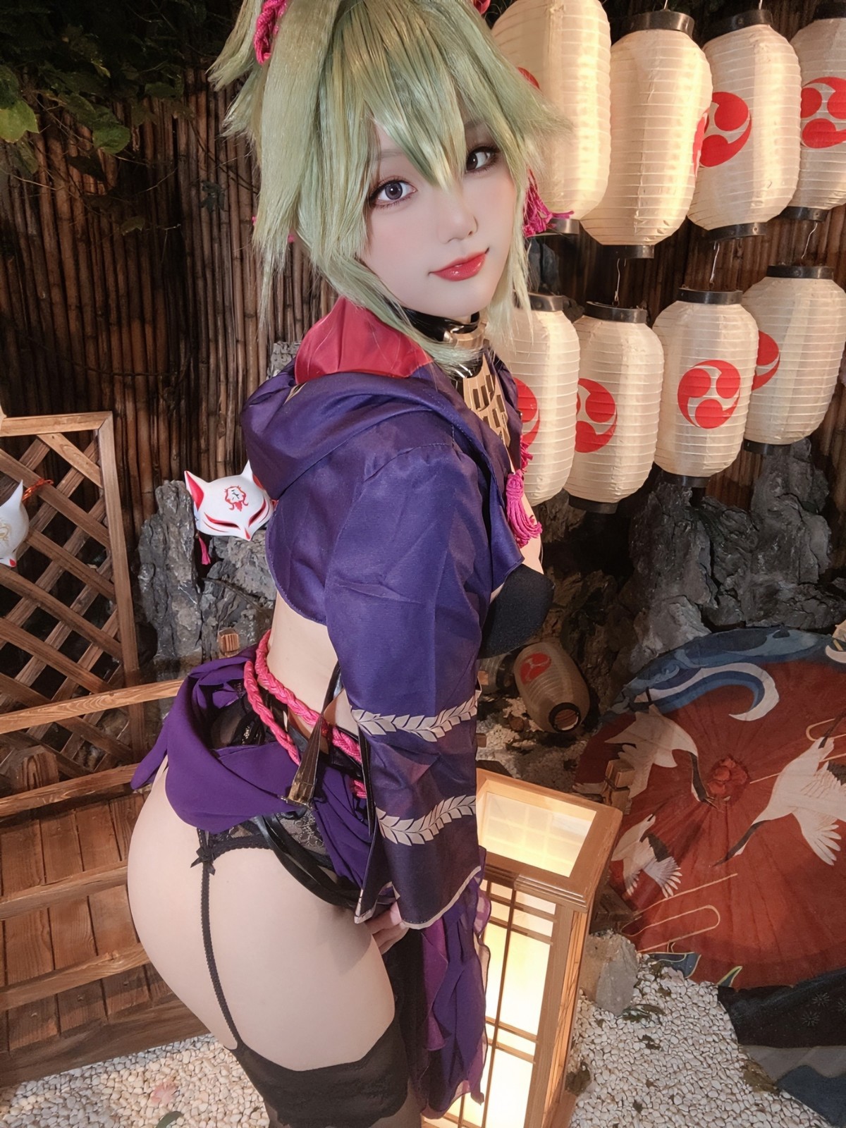 Cosplay 七七娜娜子 久岐忍同人(32)