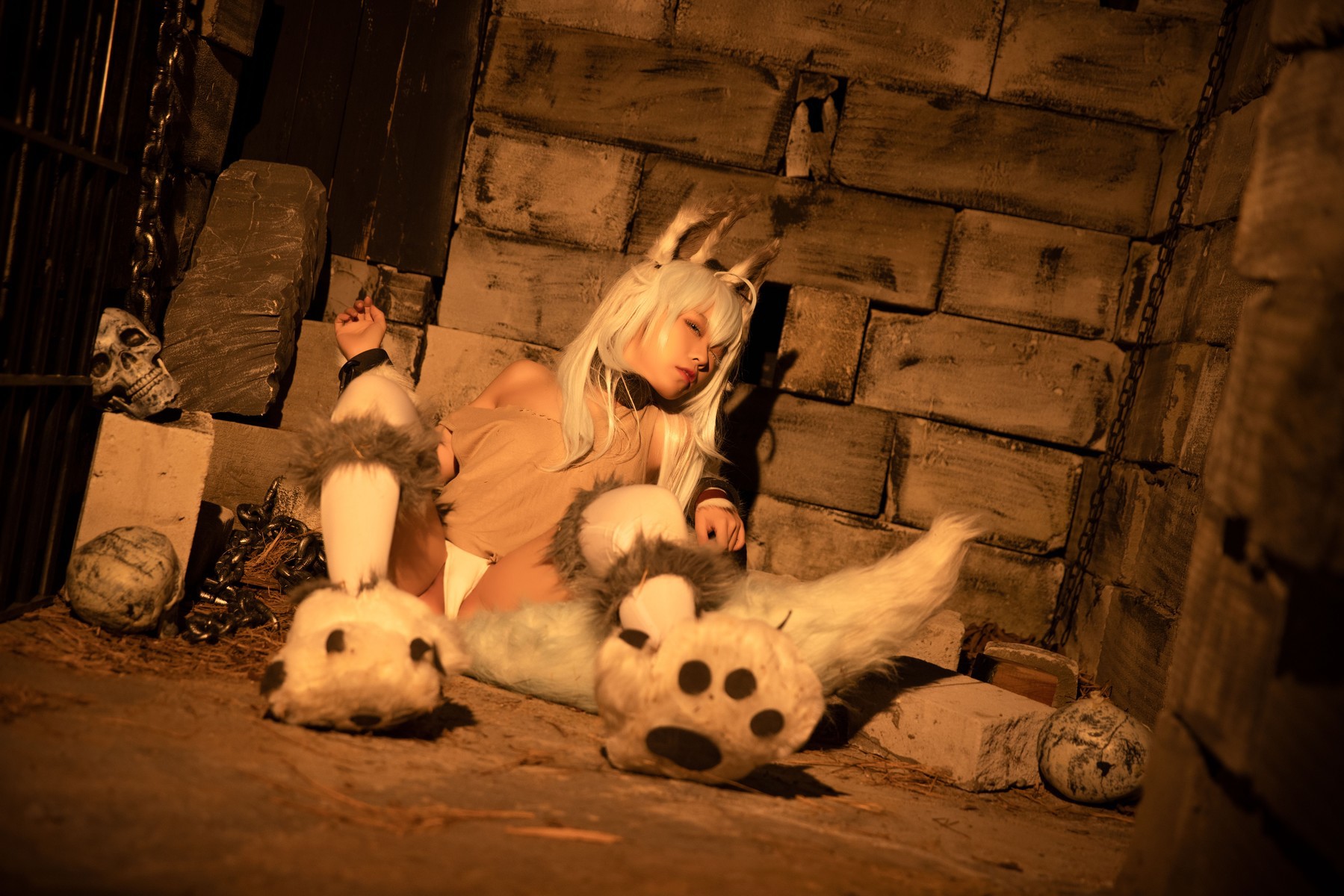 G44不会受伤 Cosplay 刹那常服+地牢(33)