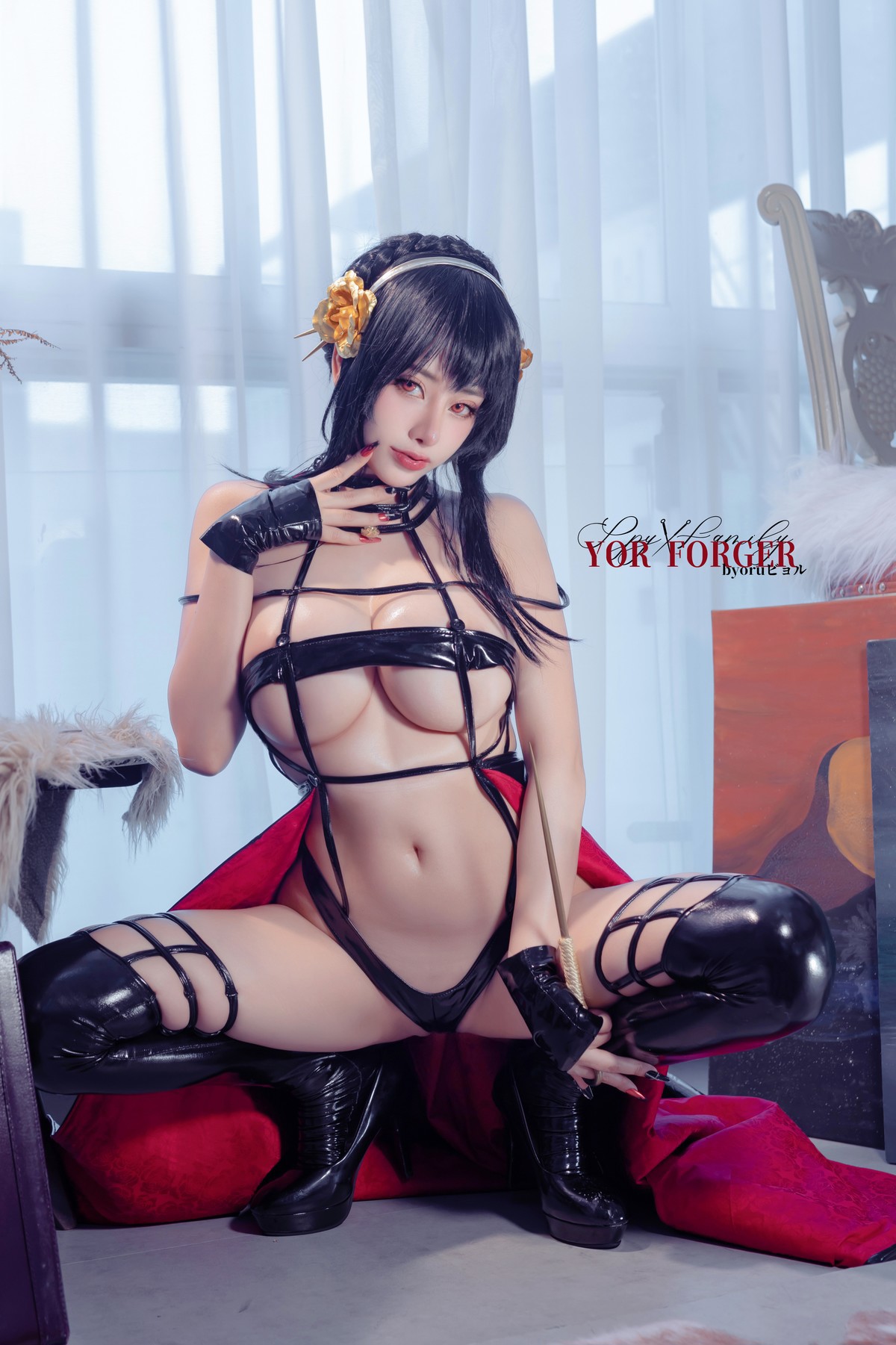 Cosplay 日本性感萝莉Byoru Yor Thorn Princess(25)