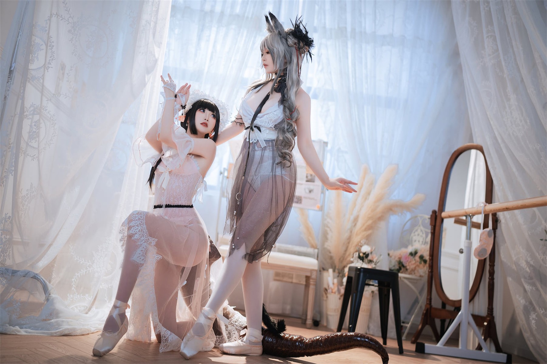 Cosplay 面饼仙儿 半半子 黑x森蚺(30)