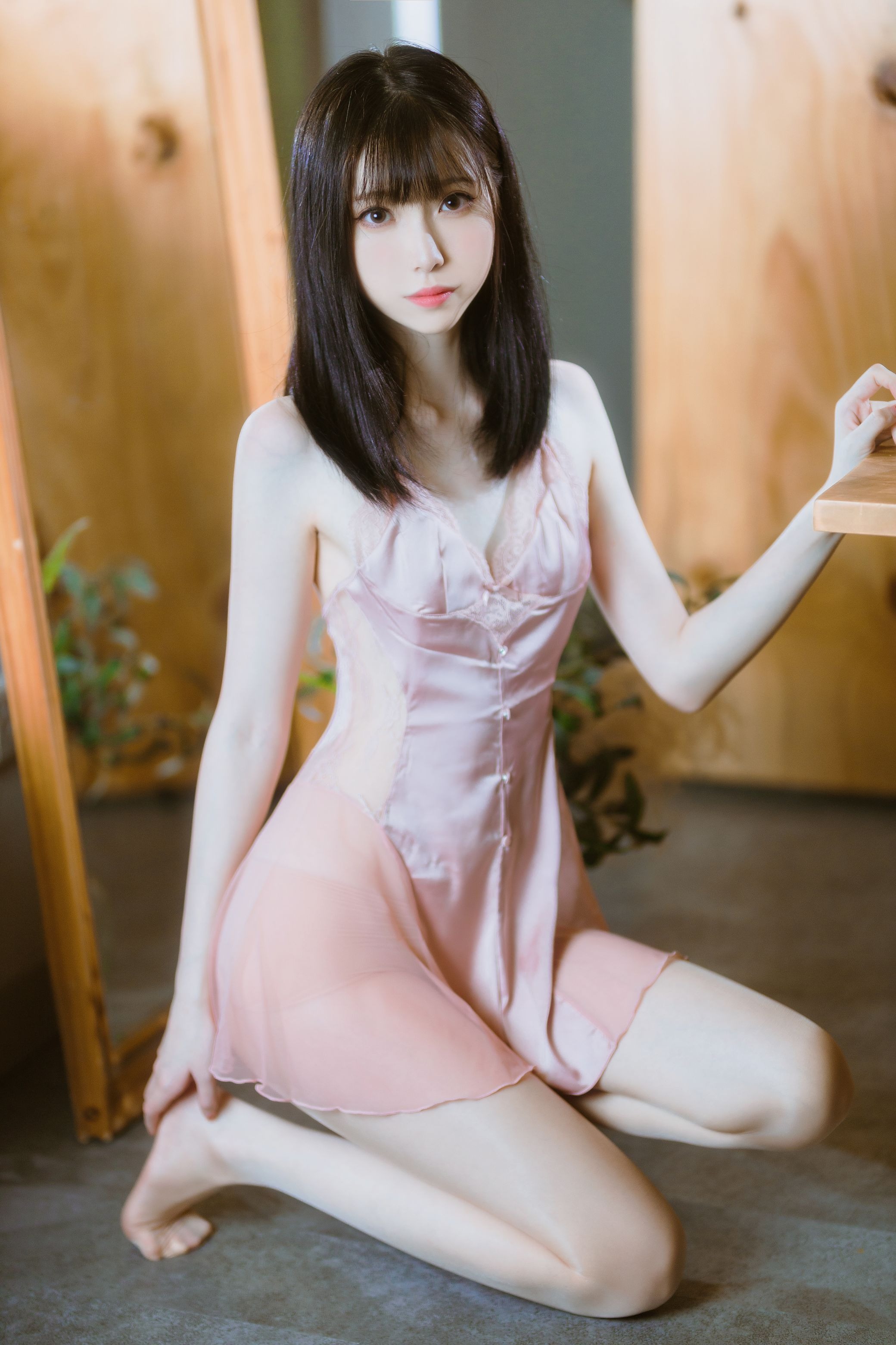 许岚LAN 半透粉纱(39)