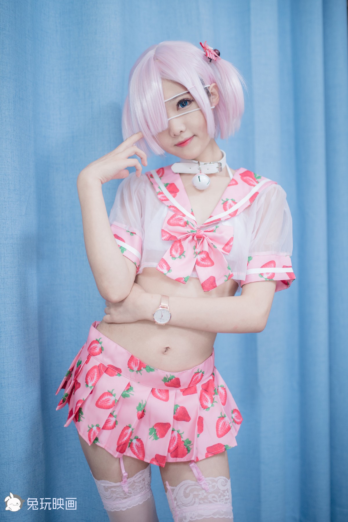 Cosplay 兔玩映画 草莓裙