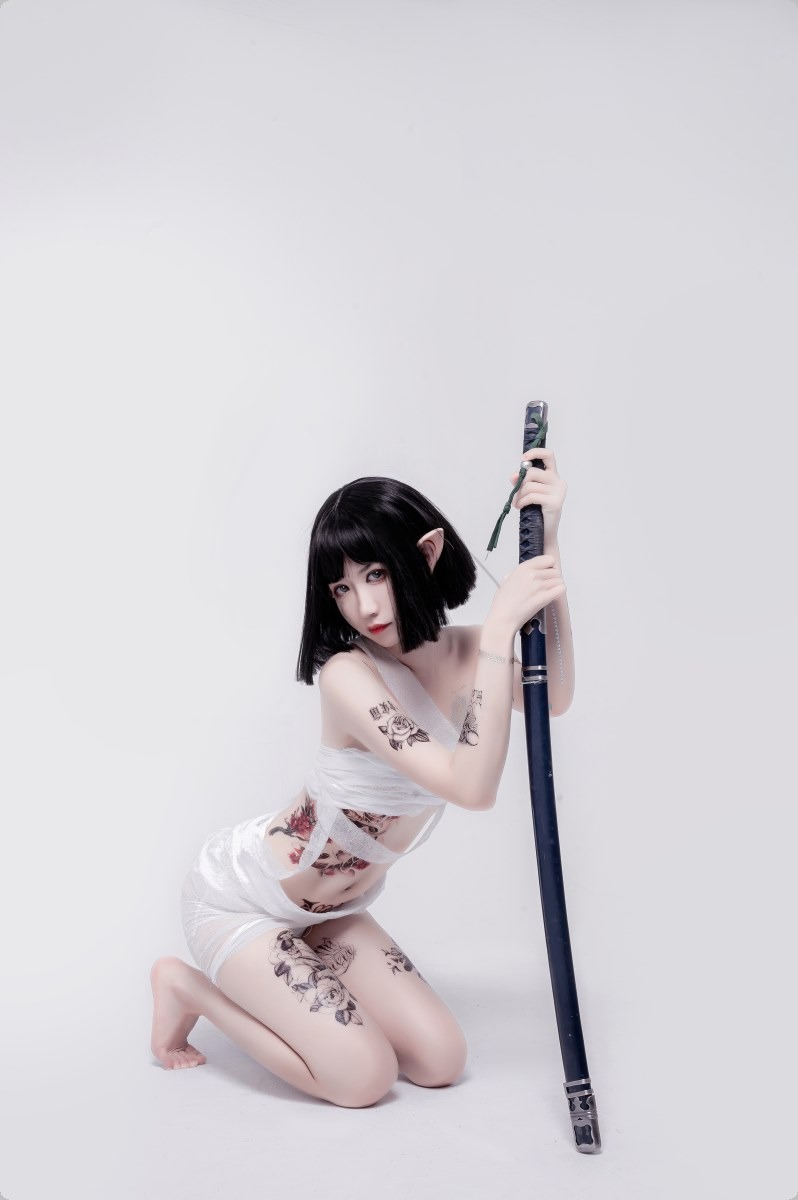 [Cos]阮邑Fairy - 绑带和武士[41P](34)