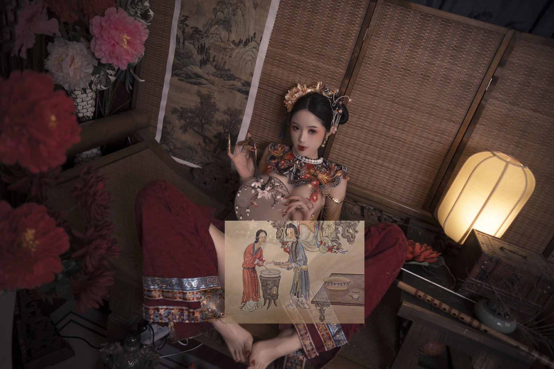 Cosplay 钛合金大粑粑 满清服饰(36)