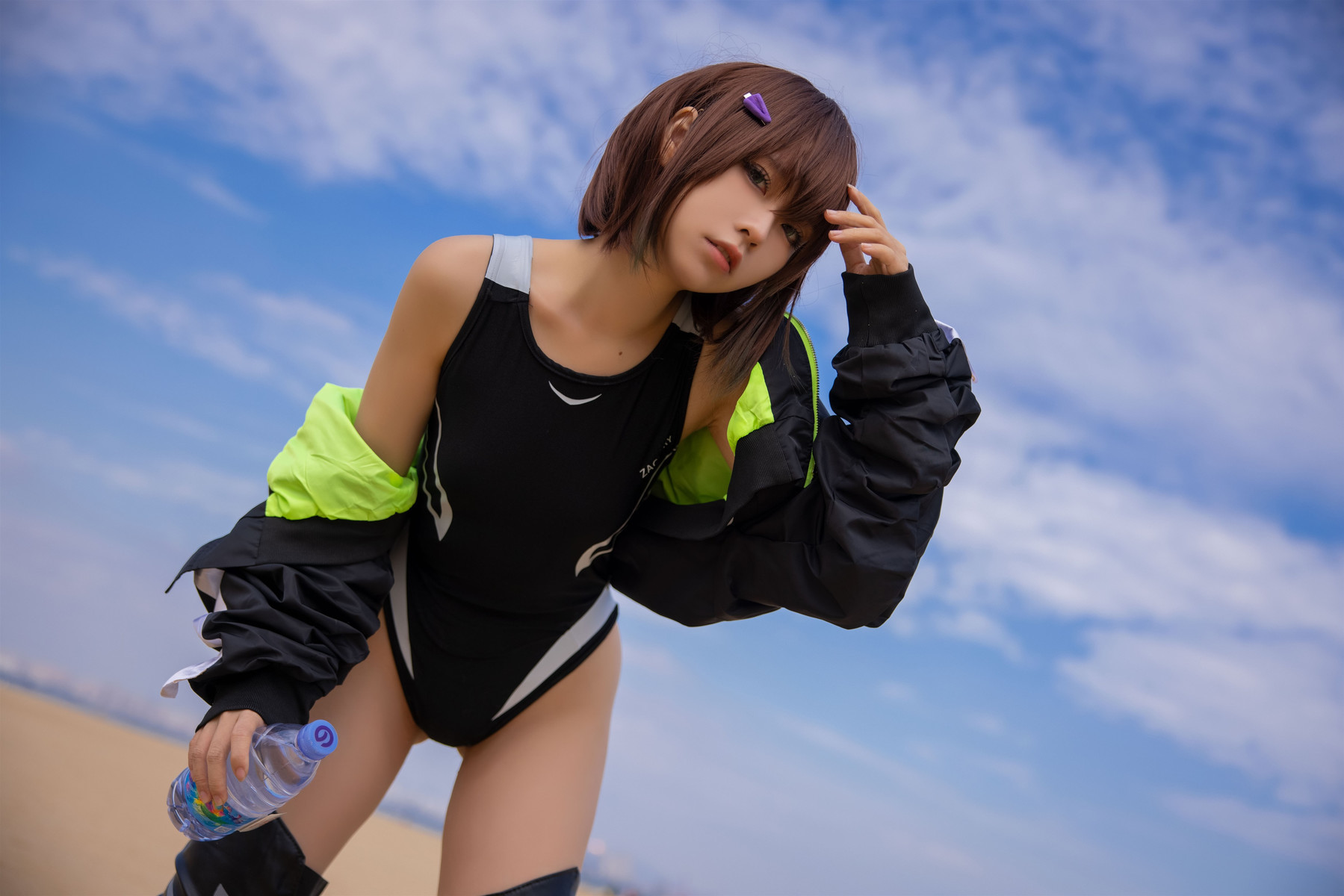 Cosplay G44不会受伤 水泳部的部長(52)