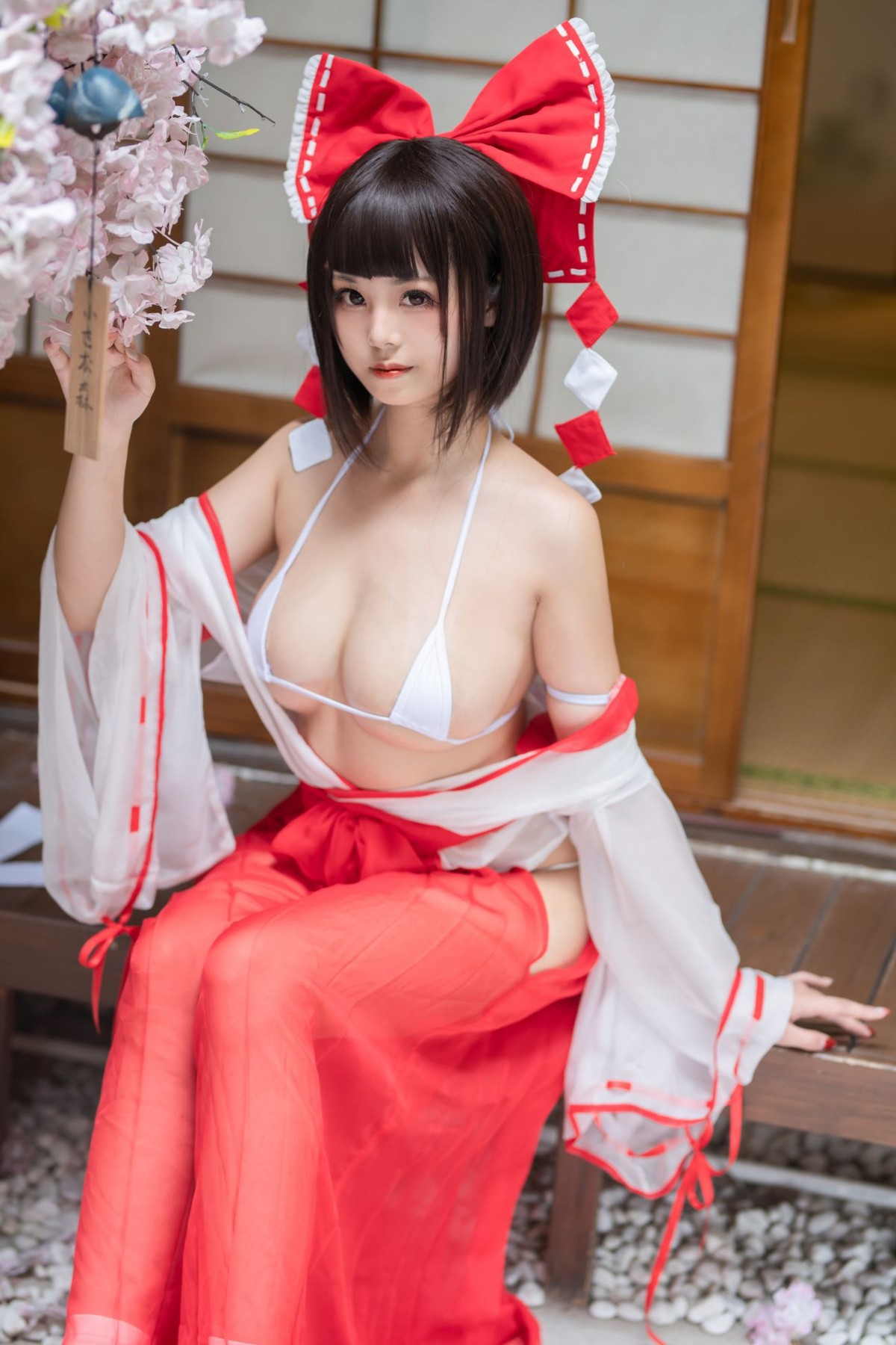 蜜汁貓裘 Cosplay 巫女 Miko Sister(18)