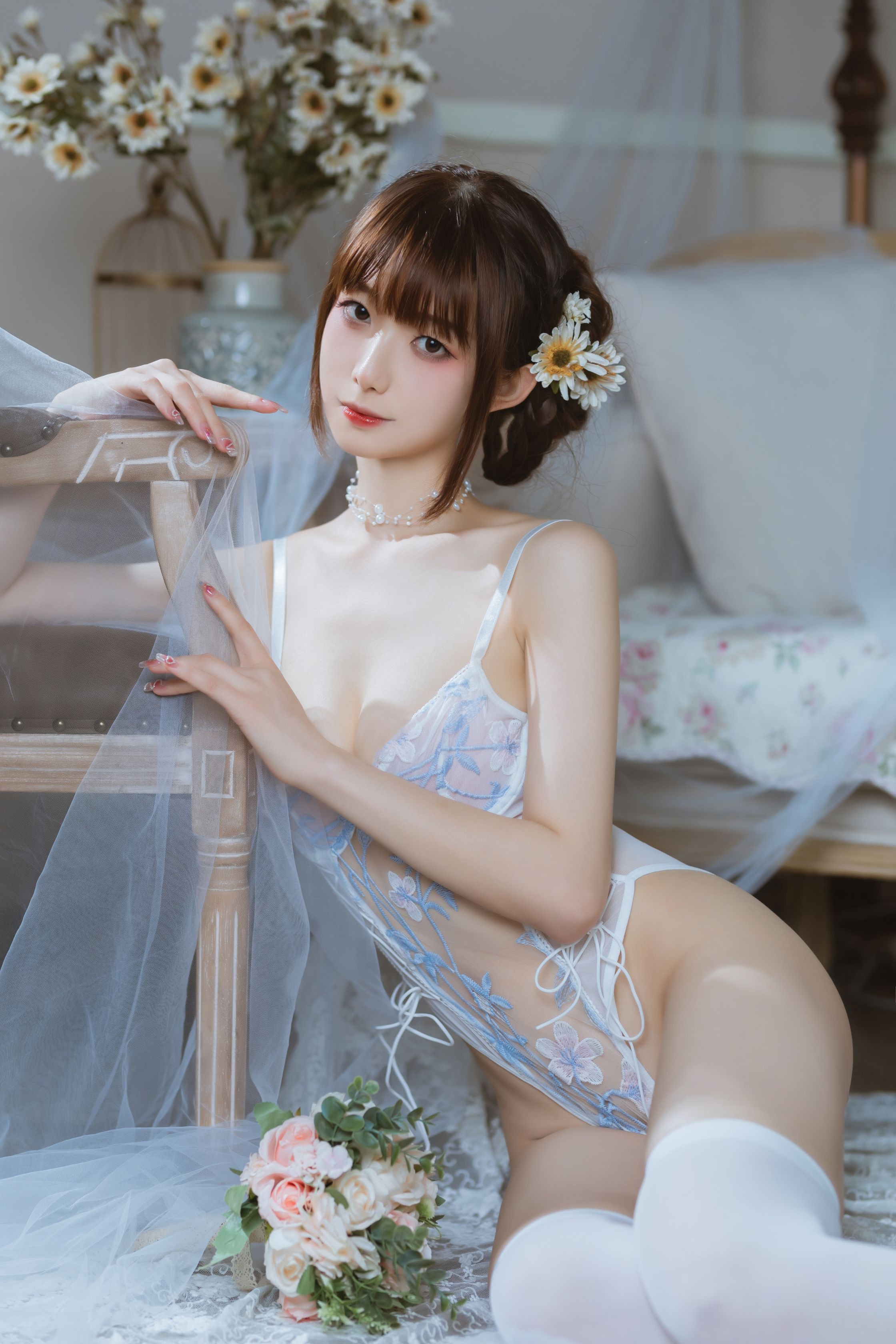 封疆疆 纯欲连体衣(25)