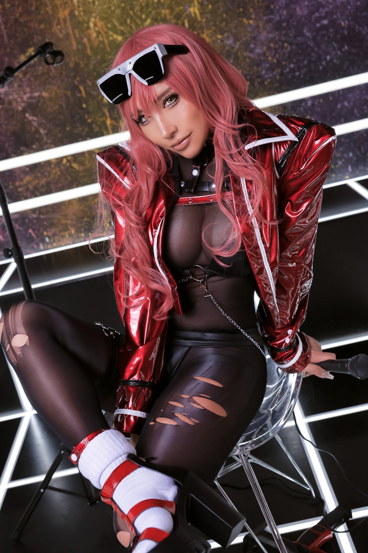 Cosplay Nonsummerjack Punch line Set.01(7)